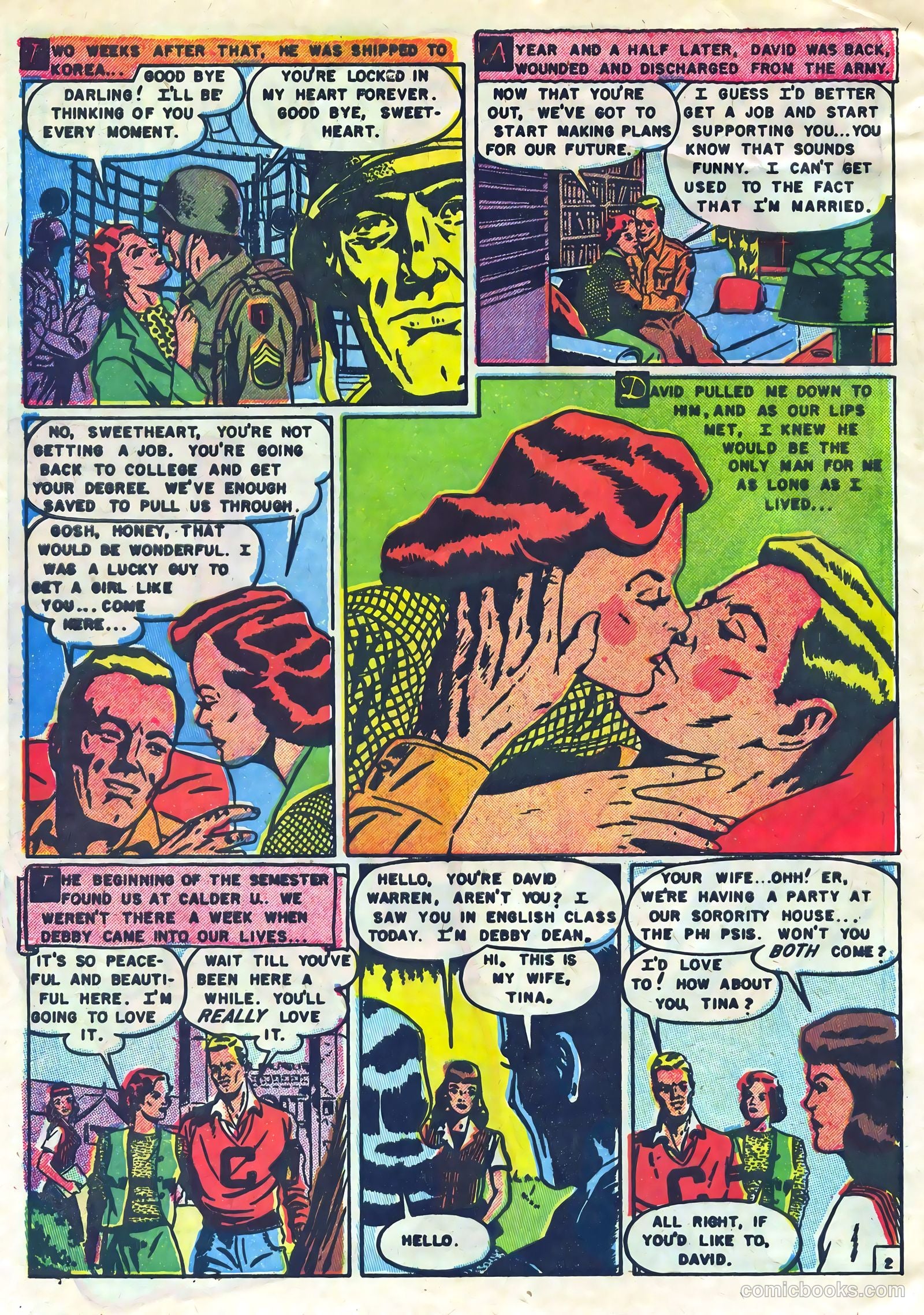 Youthful Hearts #1 (1952) — page 28 of 36