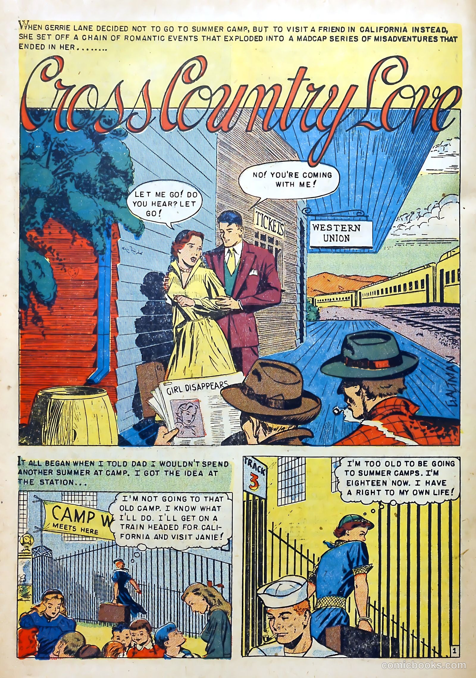 Youthful Hearts #3 (1952) — page 20 of 36