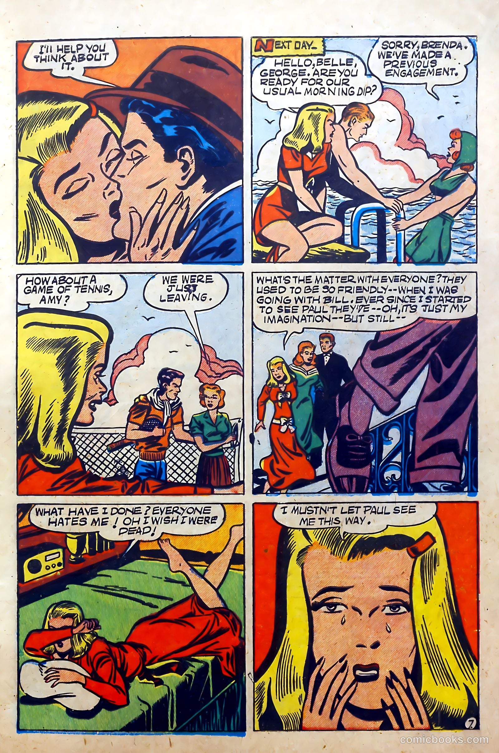Youthful Love Romances #1 (1949) — page 9 of 36