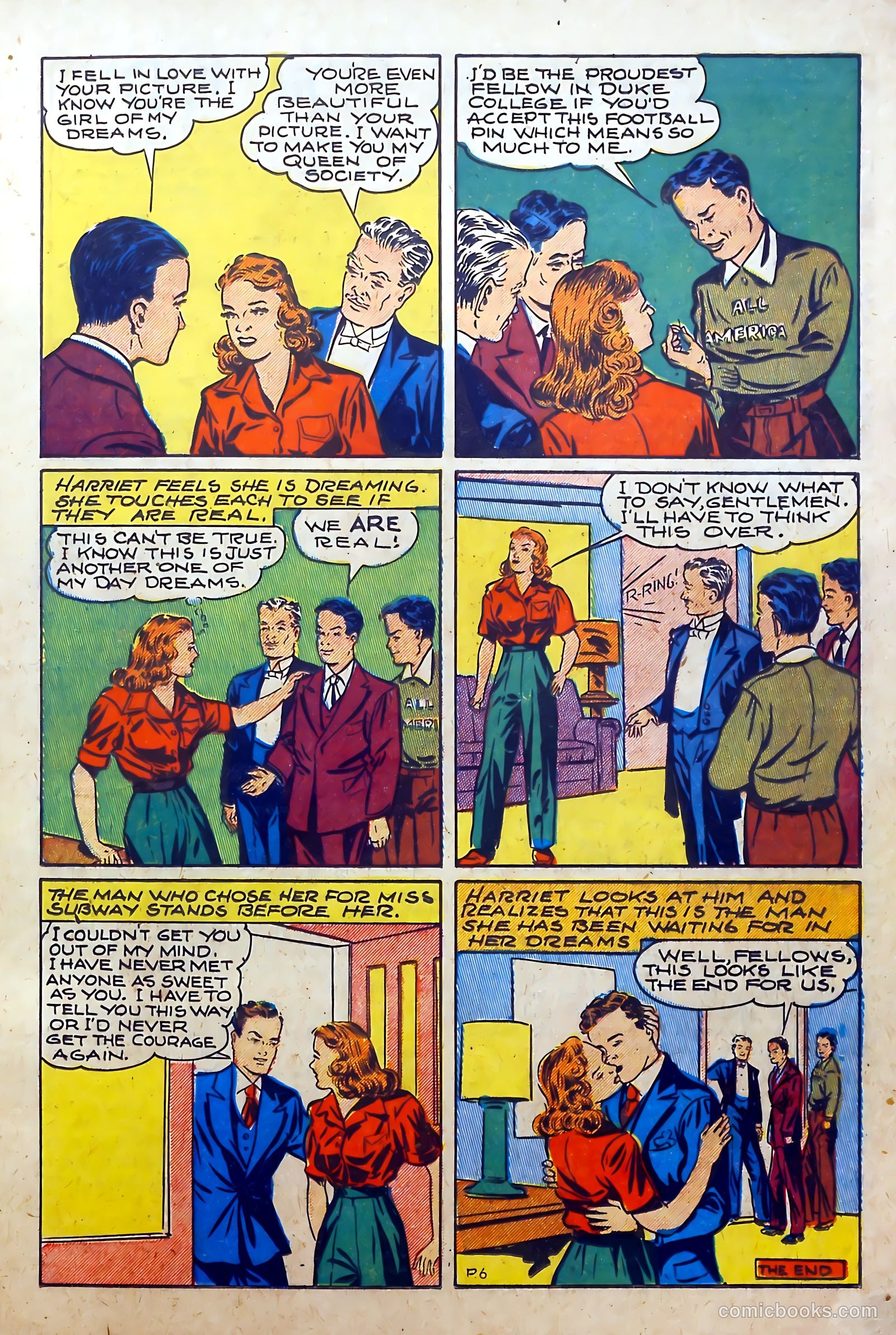 Youthful Love Romances #1 (1949) — page 17 of 36