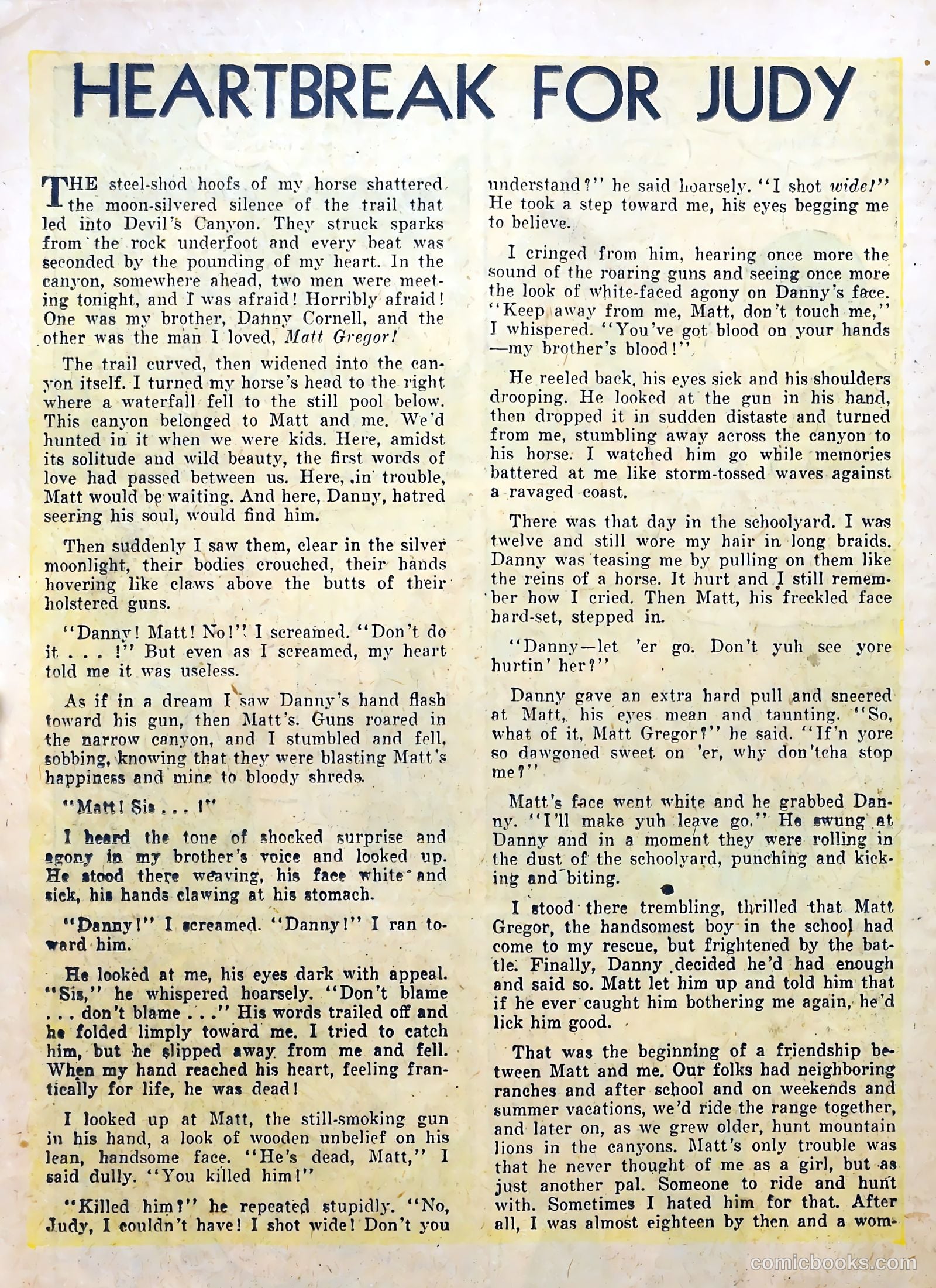 Youthful Love Romances #1 (1949) — page 18 of 36