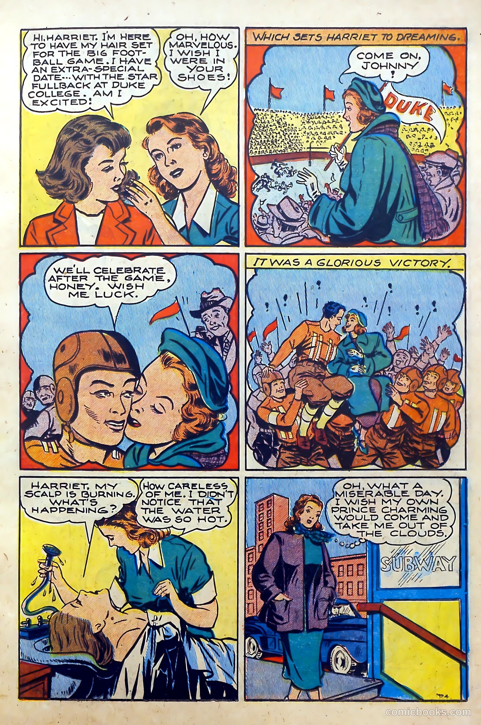Youthful Love Romances #1 (1949) — page 15 of 36