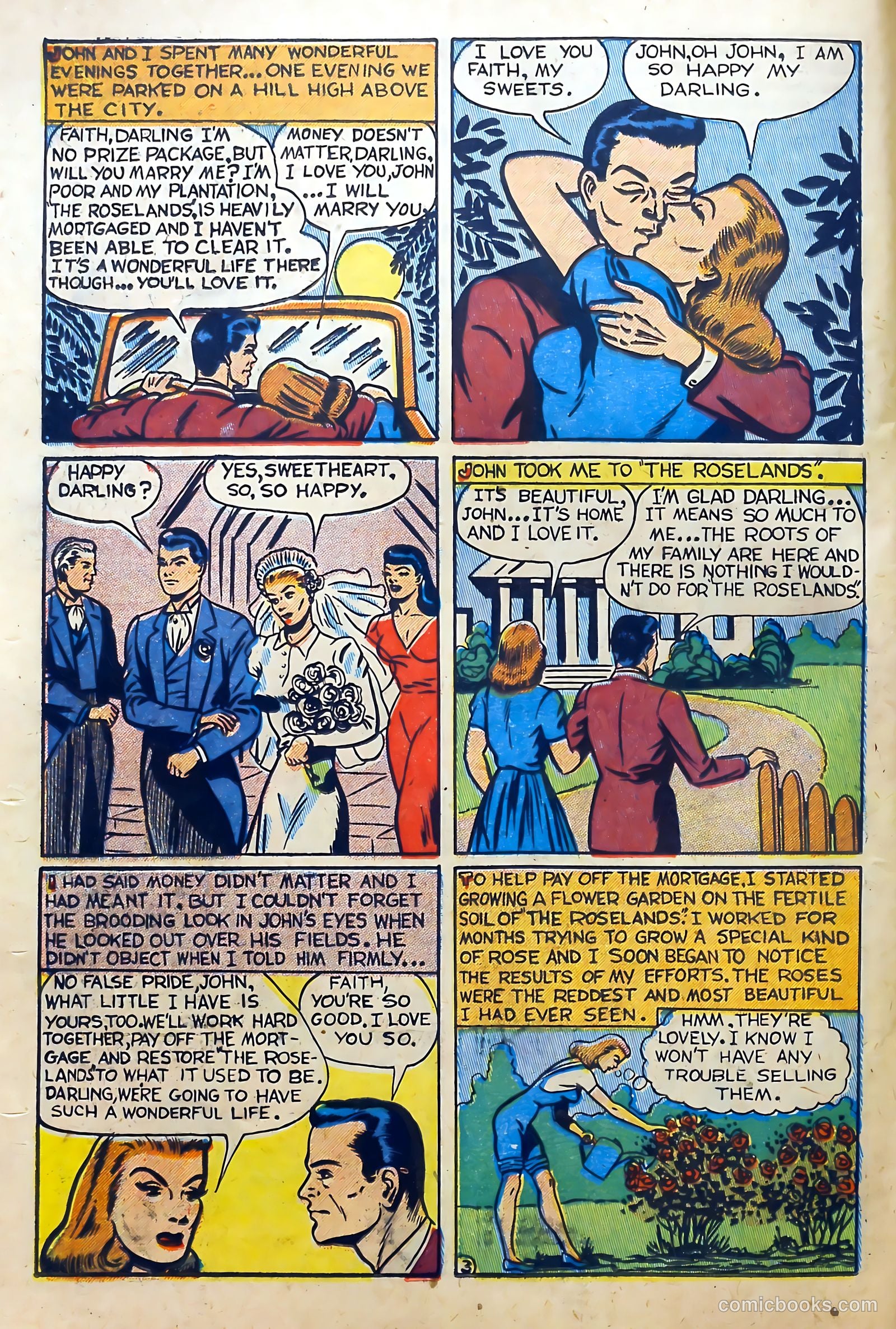Youthful Love Romances #1 (1949) — page 22 of 36