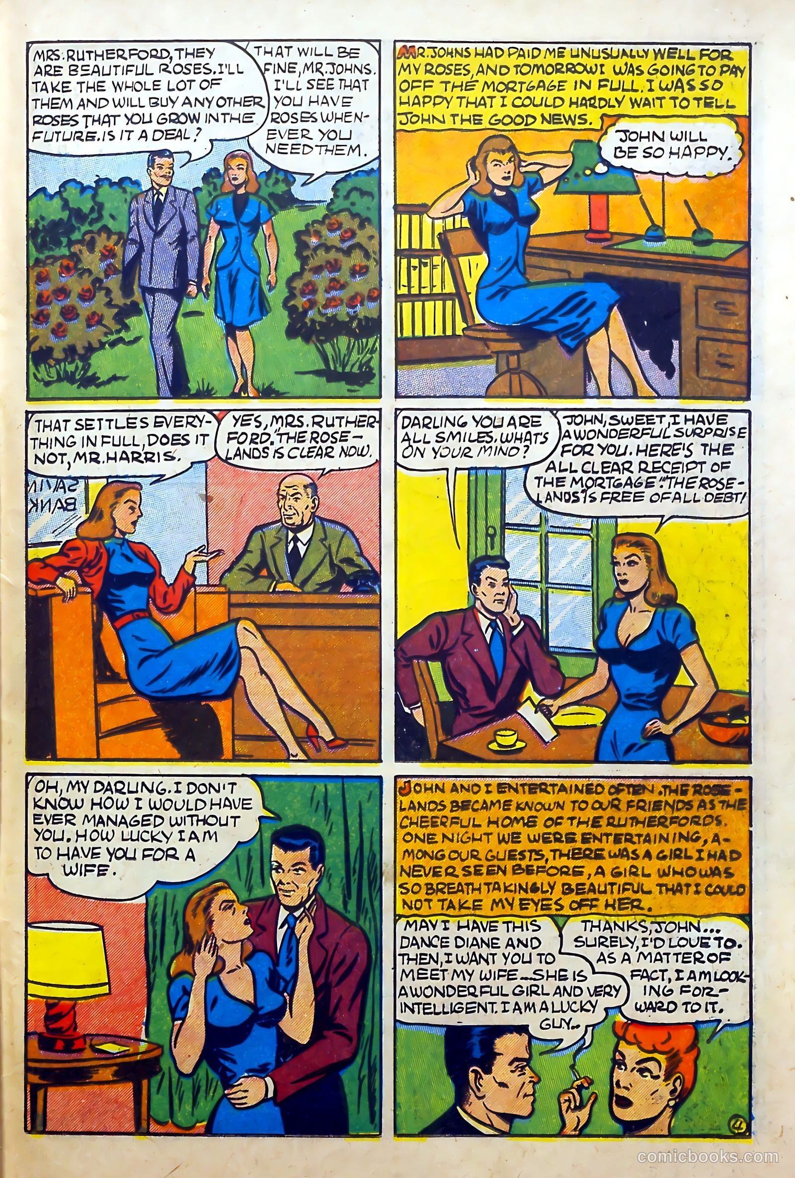 Youthful Love Romances #1 (1949) — page 23 of 36