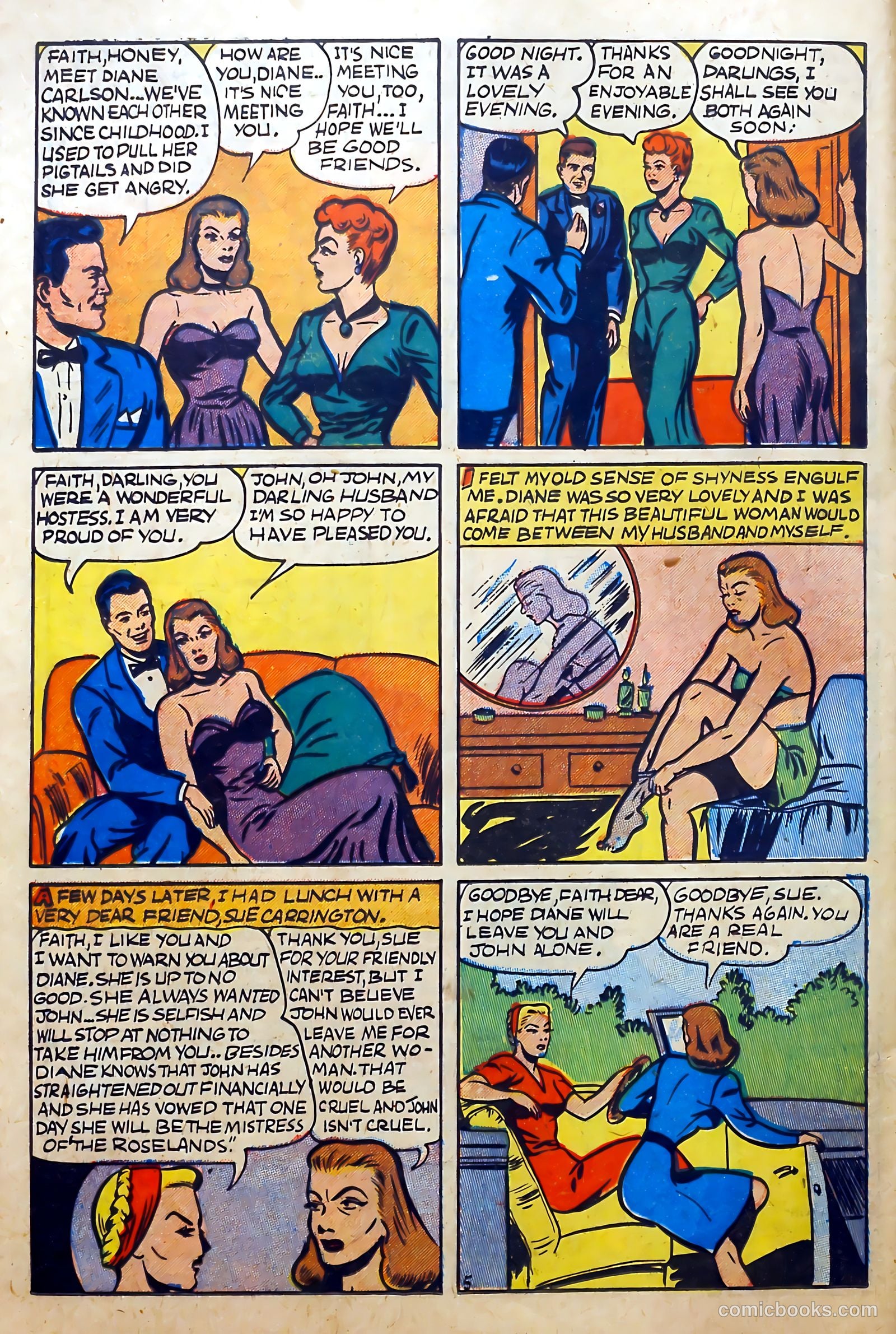 Youthful Love Romances #1 (1949) — page 24 of 36