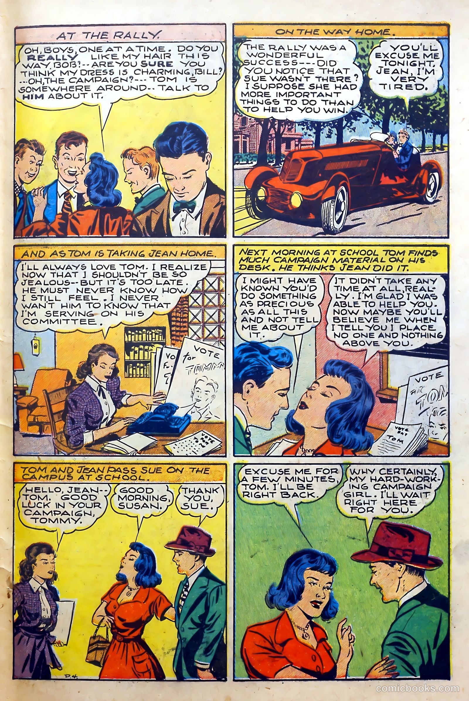 Youthful Love Romances #1 (1949) — page 31 of 36