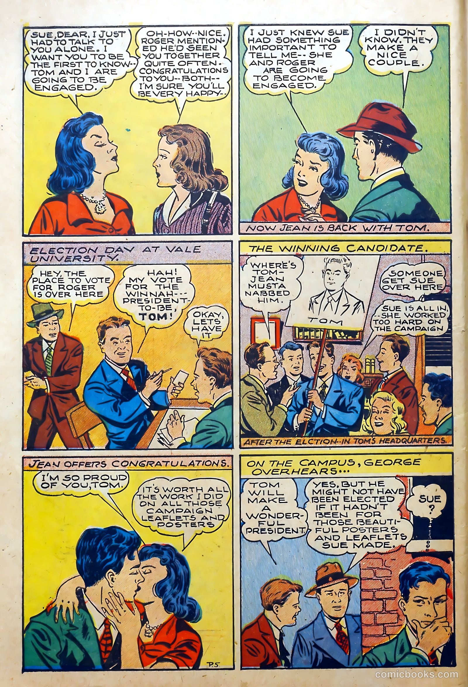 Youthful Love Romances #1 (1949) — page 32 of 36