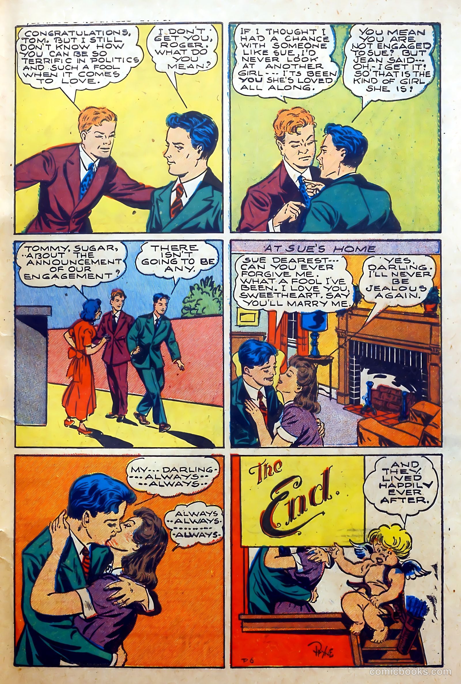Youthful Love Romances #1 (1949) — page 33 of 36