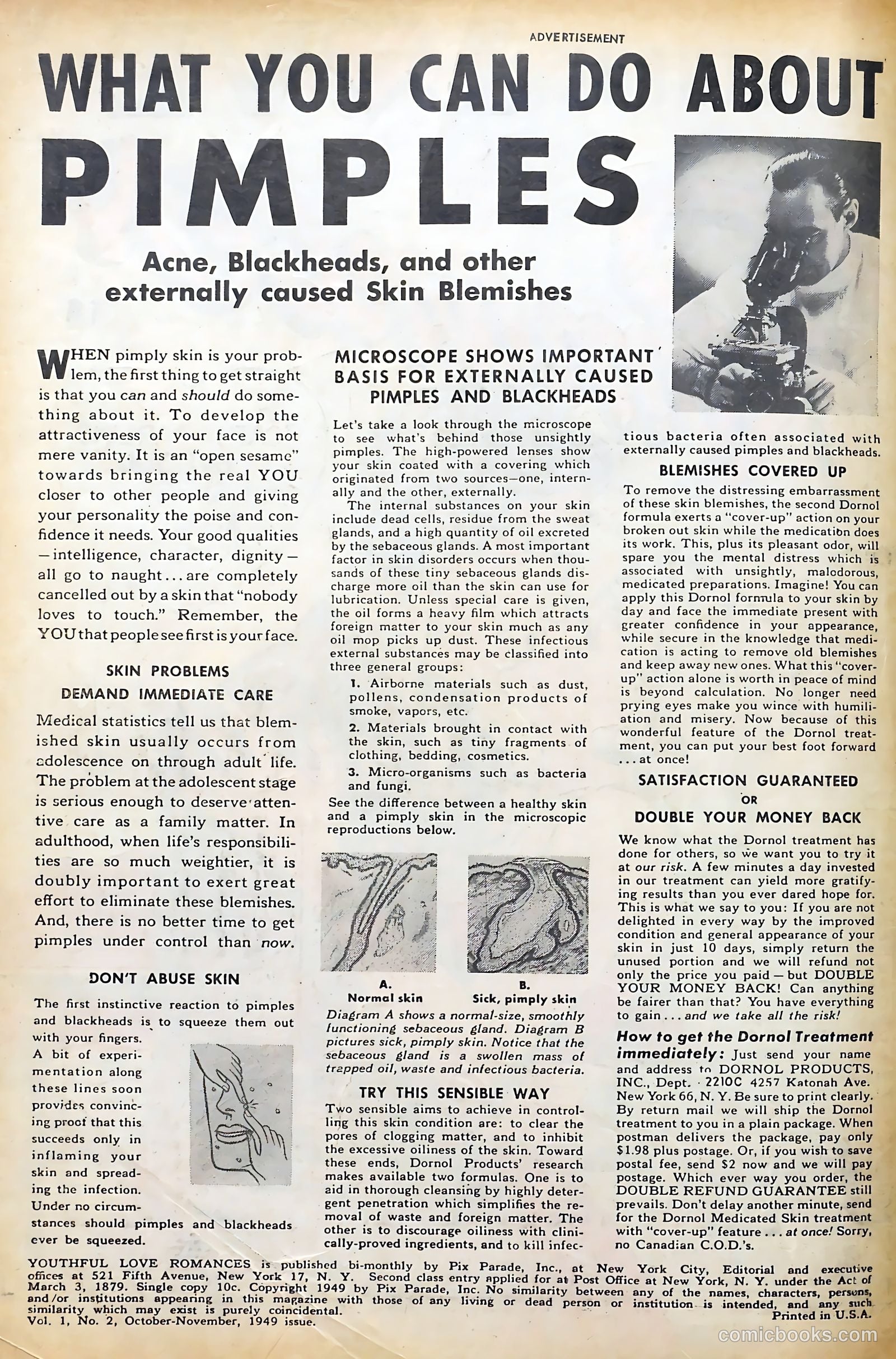 Youthful Love Romances #2 (1949) — page 2 of 36