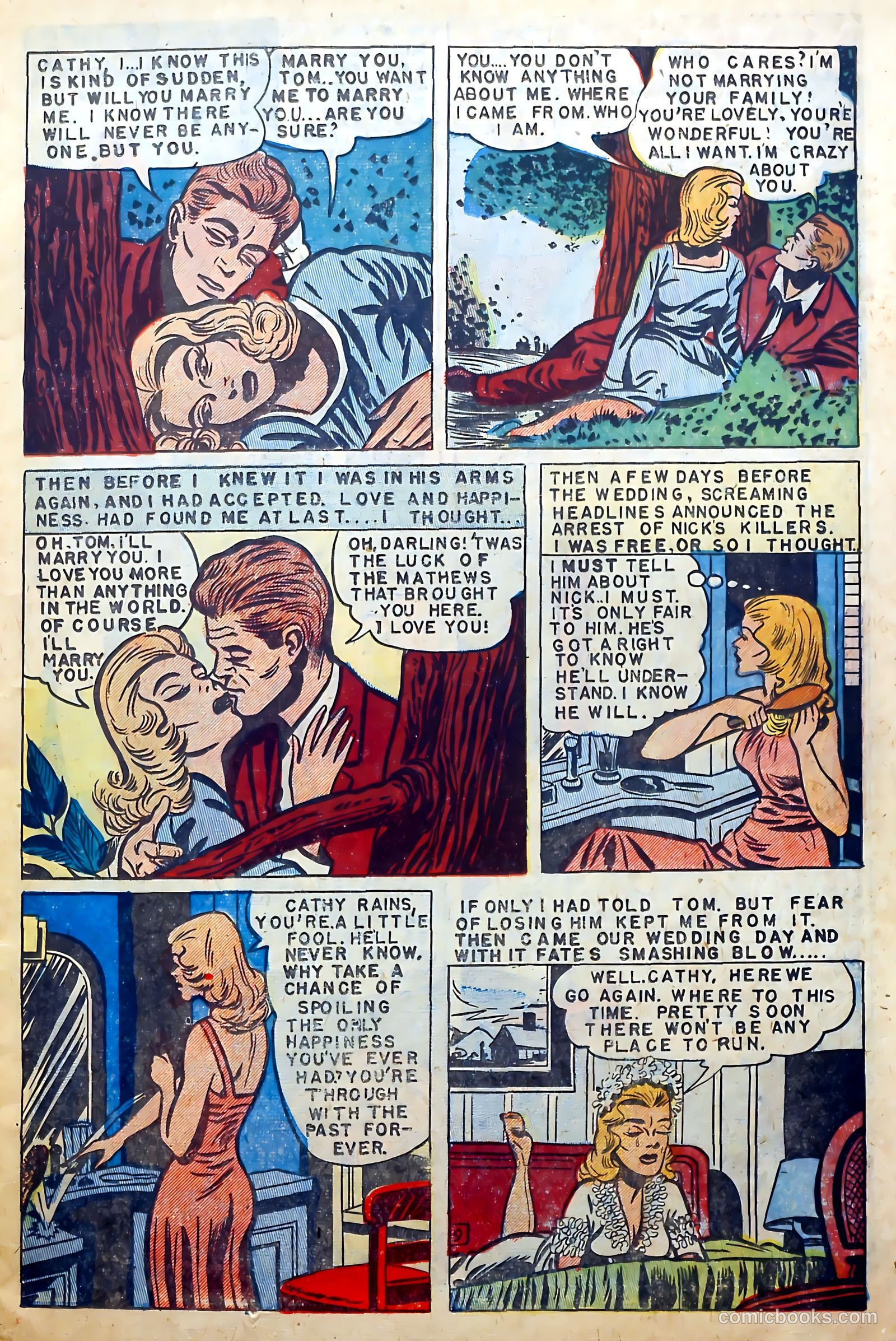 Youthful Love Romances #2 (1949) — page 11 of 36