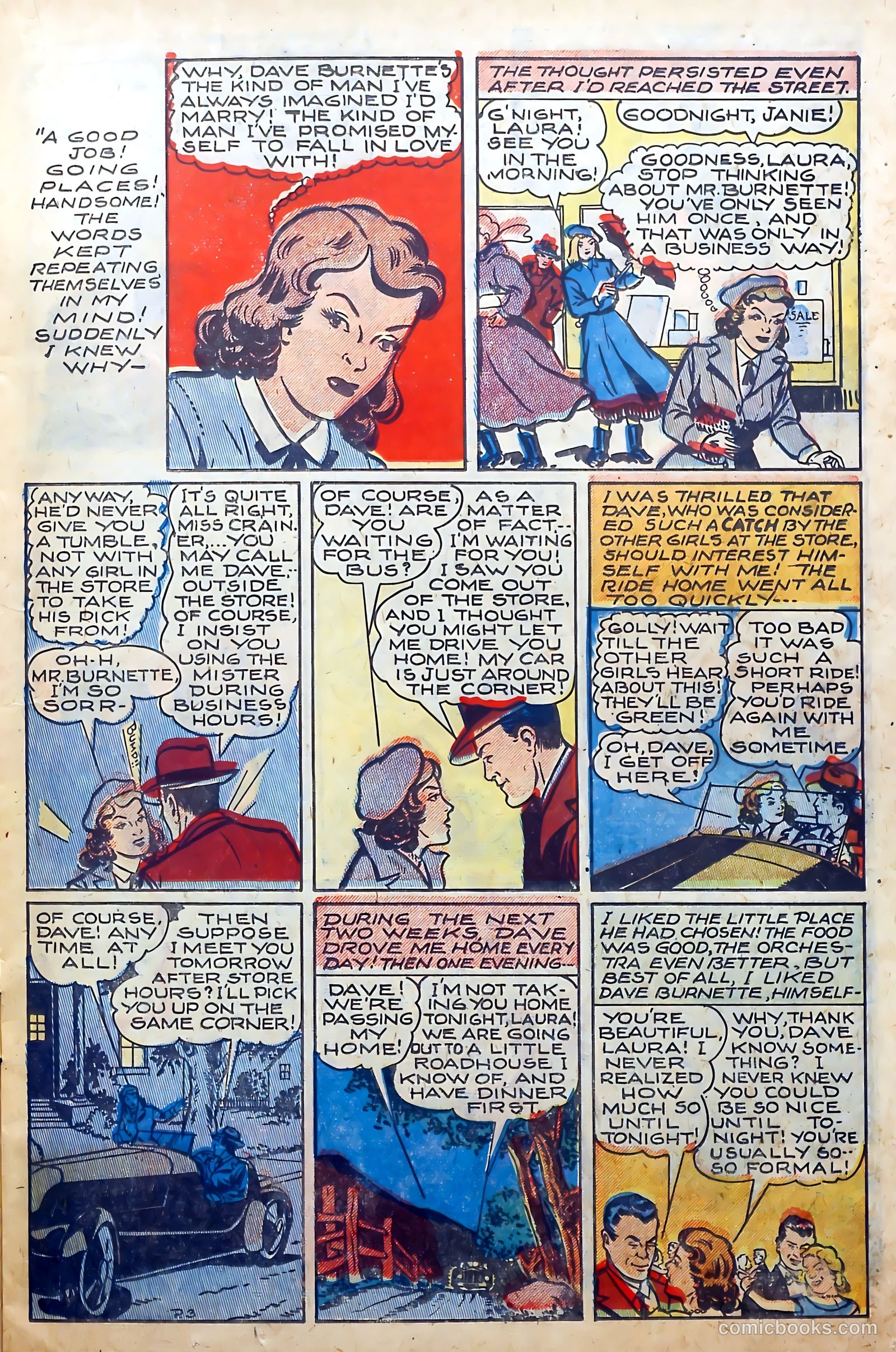 Youthful Love Romances #2 (1949) — page 15 of 36