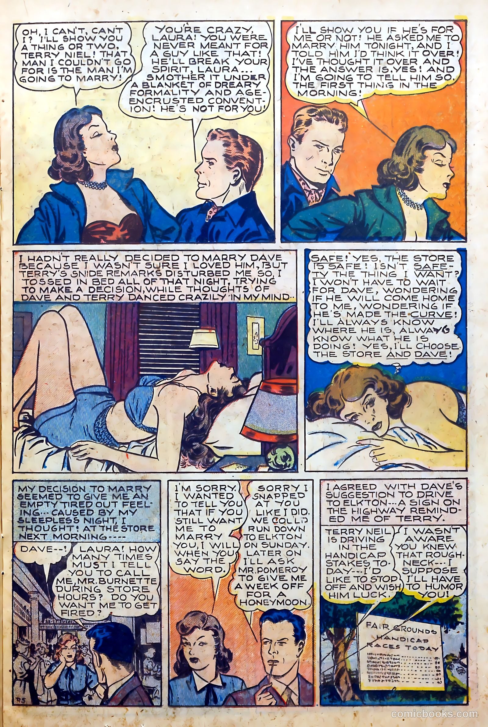 Youthful Love Romances #2 (1949) — page 17 of 36