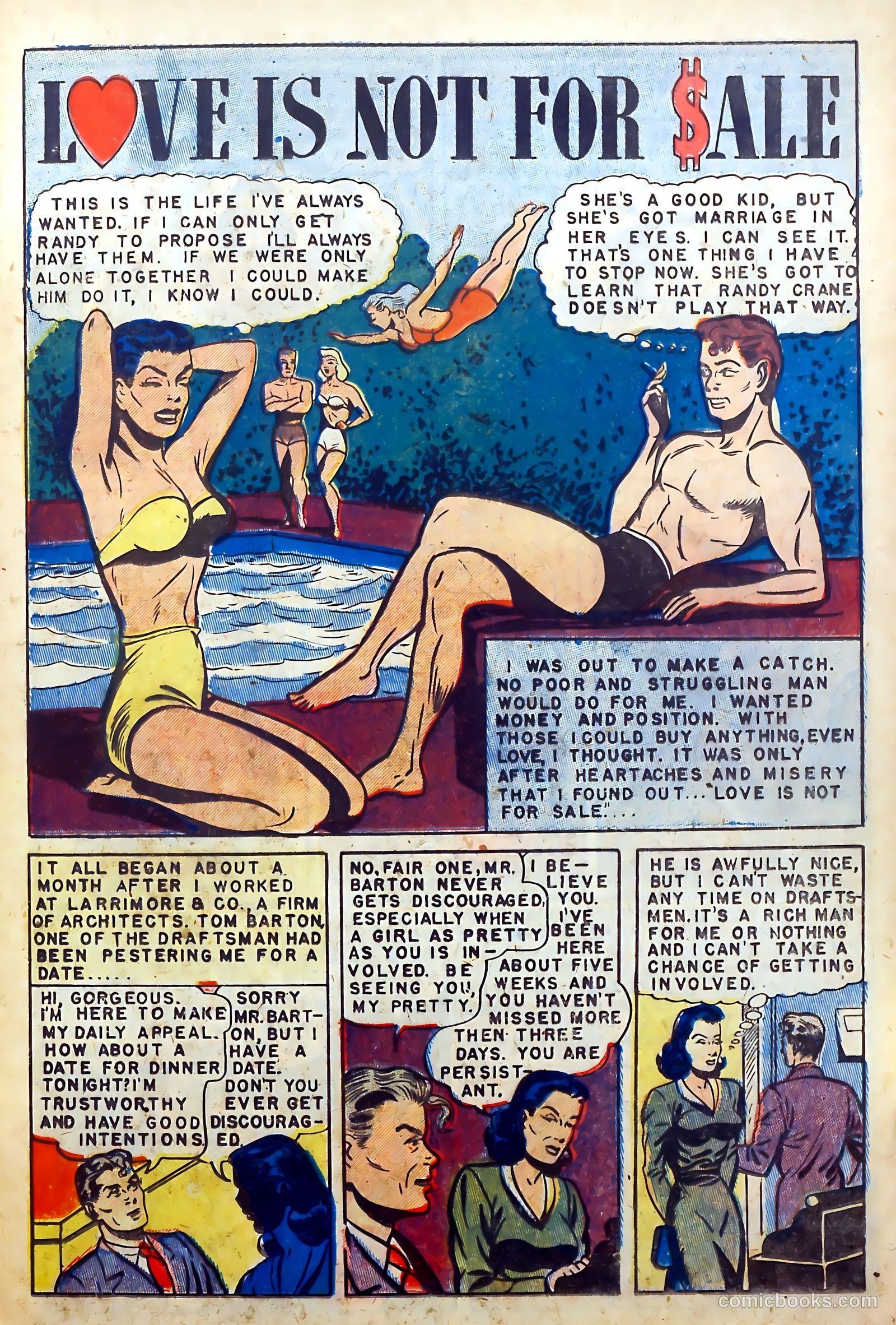 Youthful Love Romances #2 (1949) — page 21 of 36
