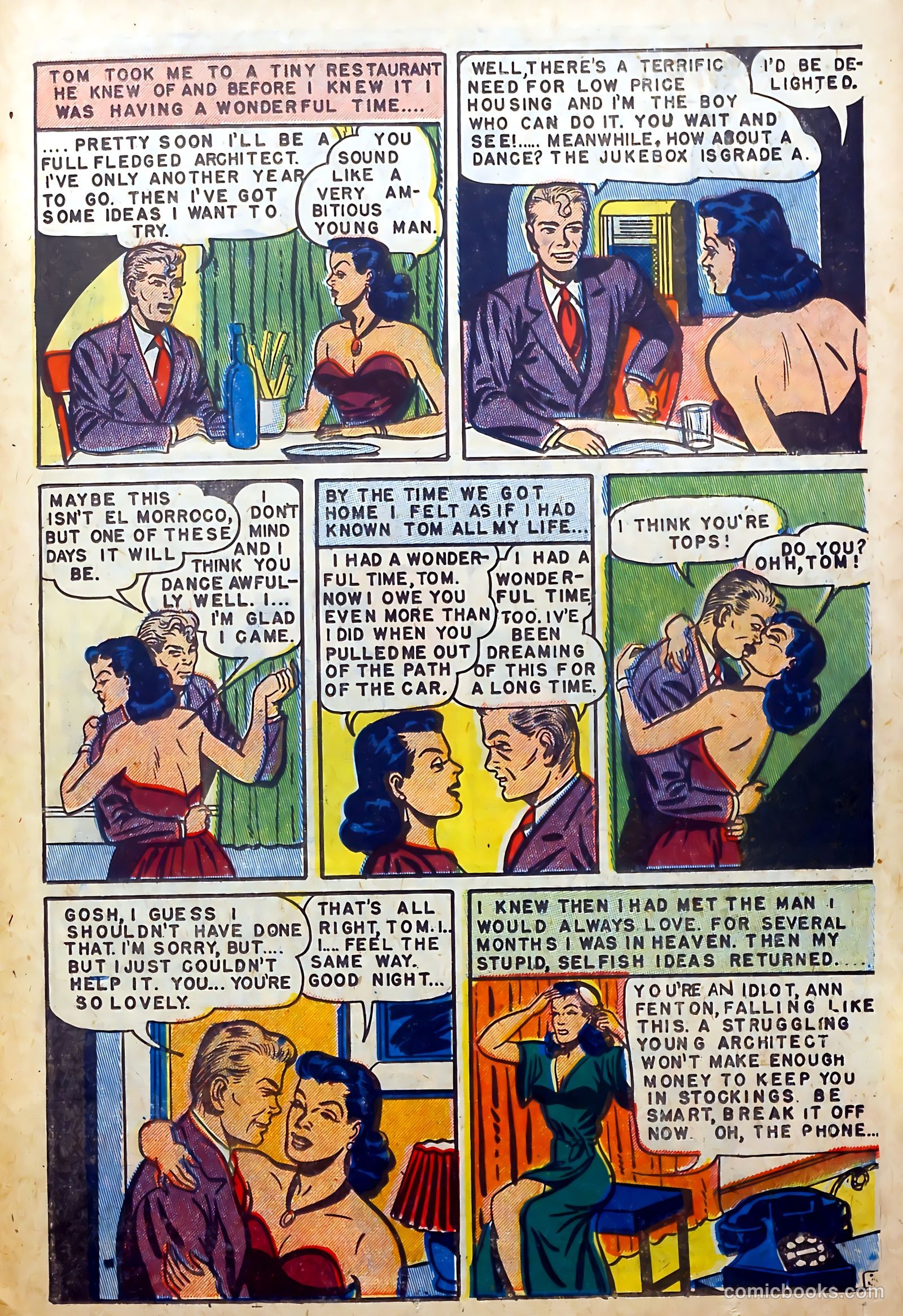 Youthful Love Romances #2 (1949) — page 23 of 36