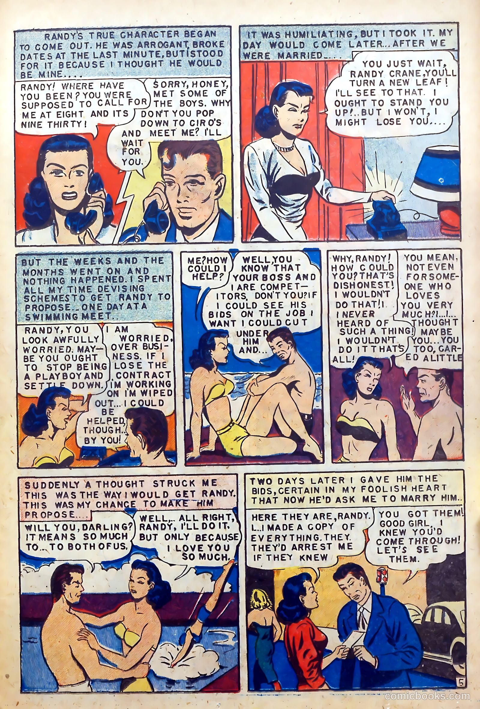 Youthful Love Romances #2 (1949) — page 25 of 36