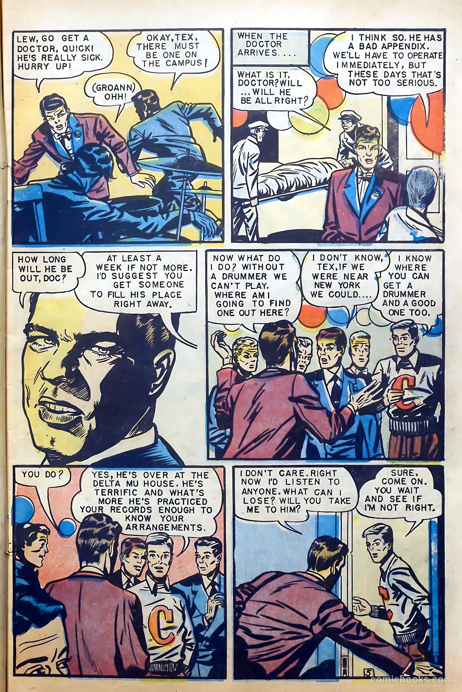 Youthful Love Romances #3 (1949) — page 7 of 36