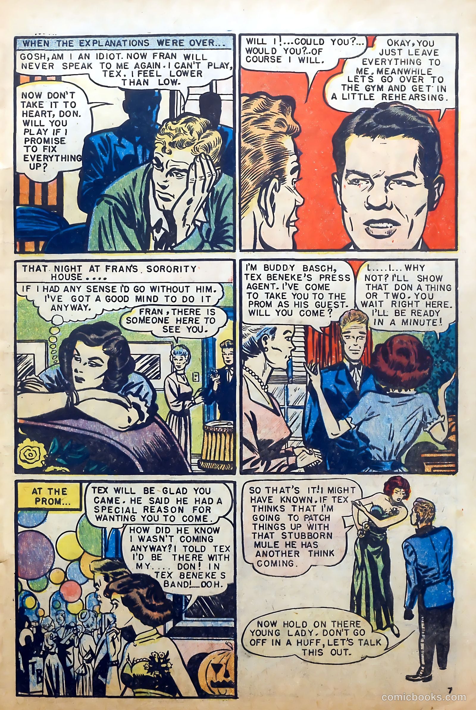 Youthful Love Romances #3 (1949) — page 9 of 36