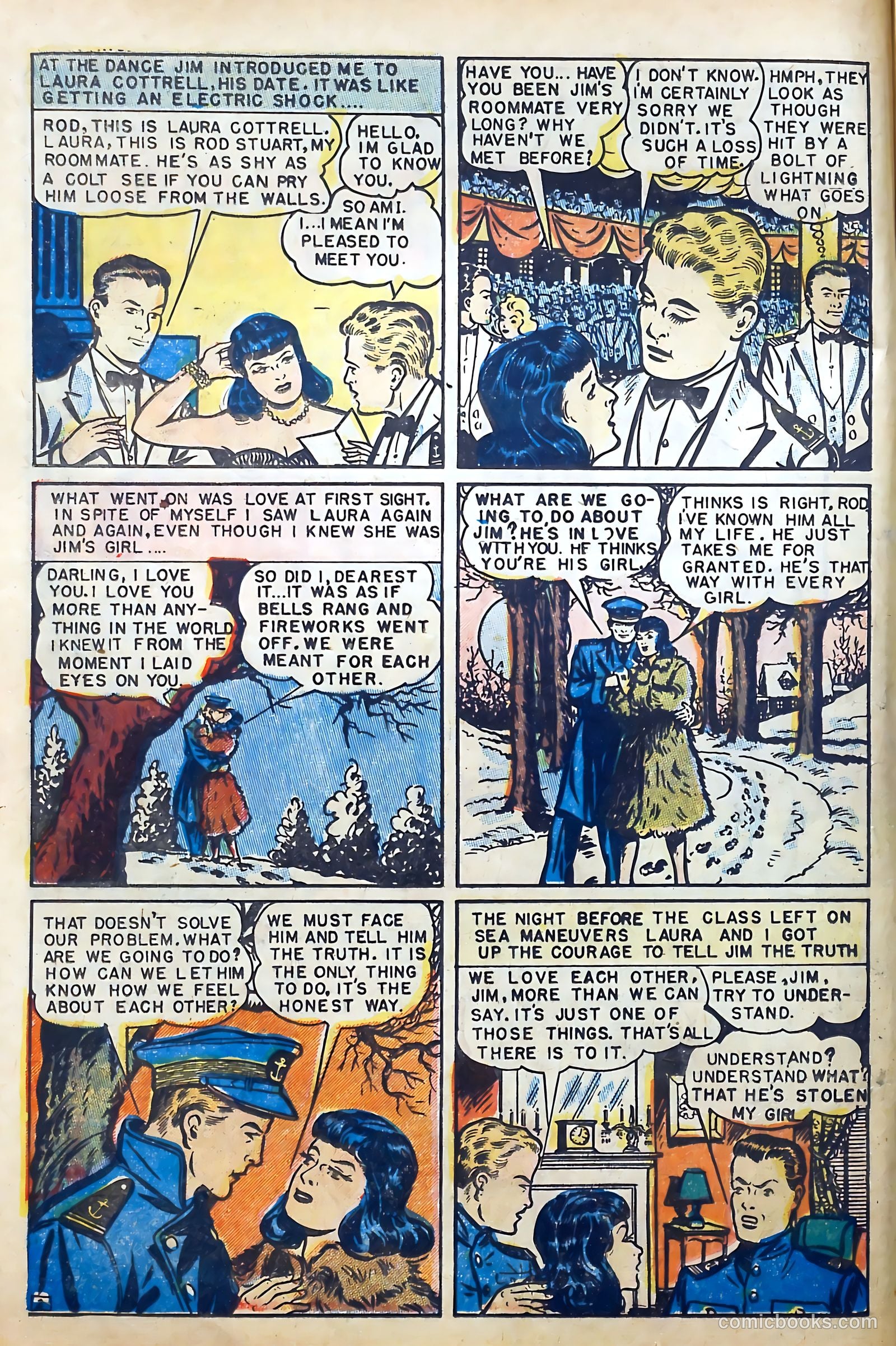 Youthful Love Romances #3 (1949) — page 12 of 36