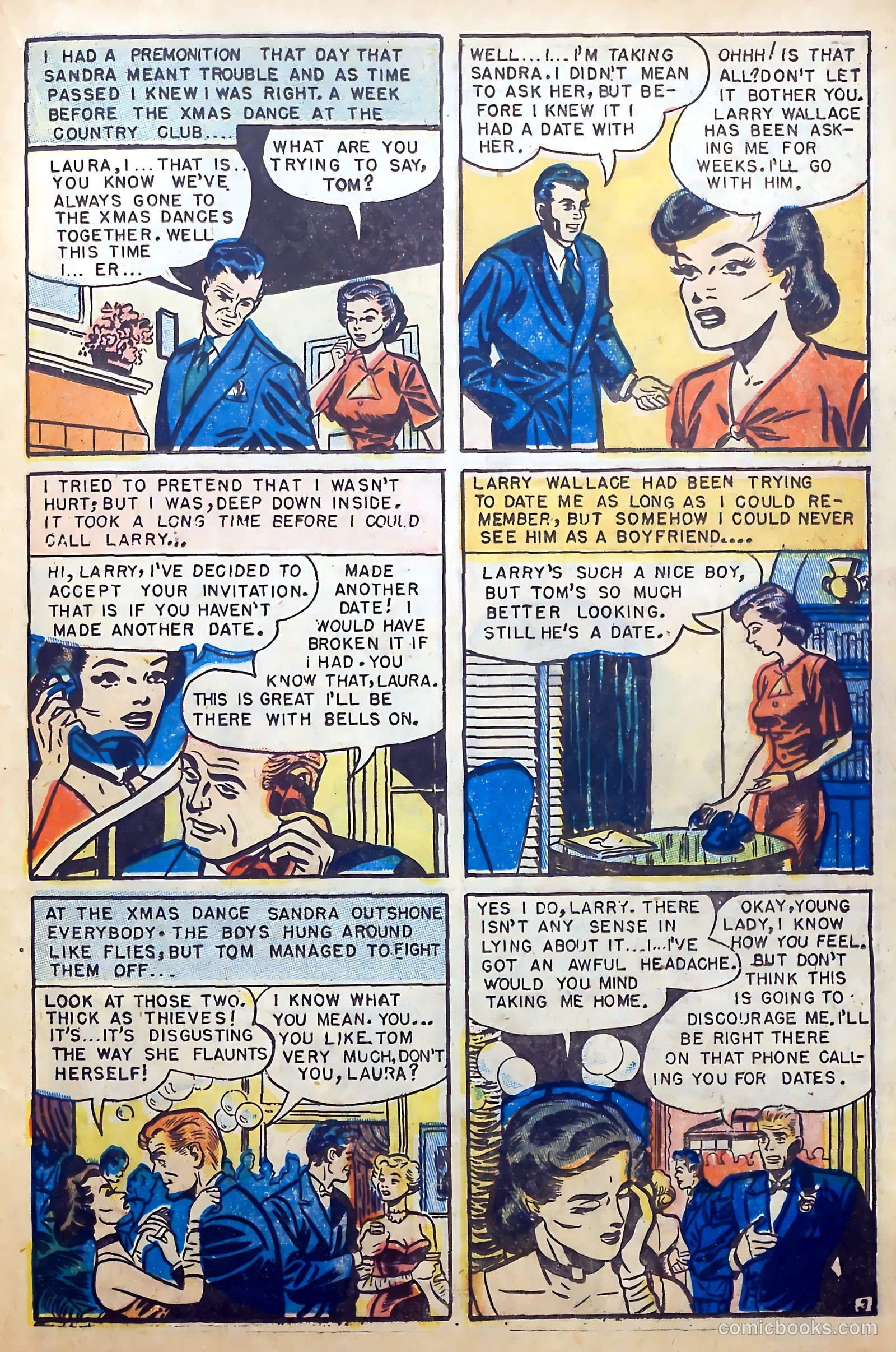 Youthful Love Romances #3 (1949) — page 21 of 36