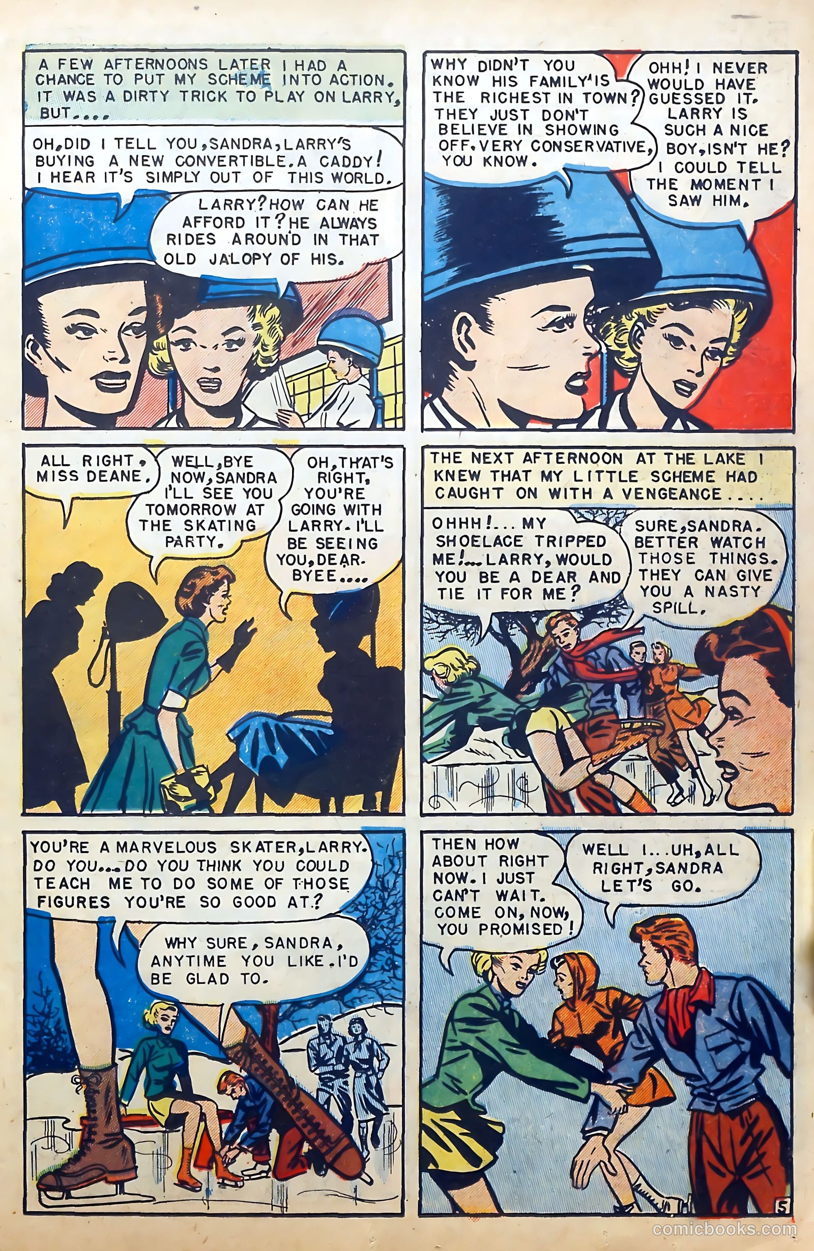 Youthful Love Romances #3 (1949) — page 23 of 36