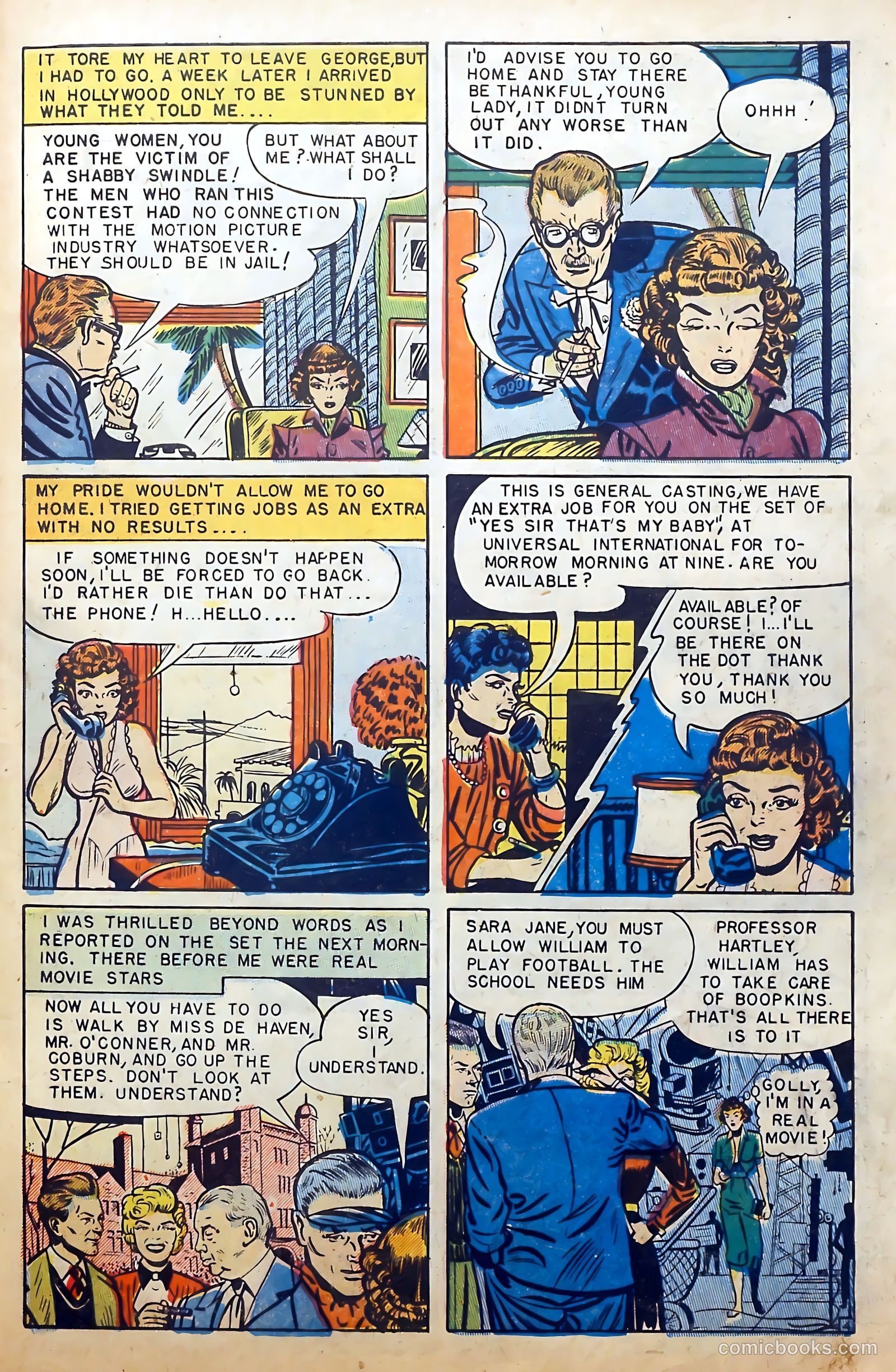 Youthful Love Romances #3 (1949) — page 31 of 36