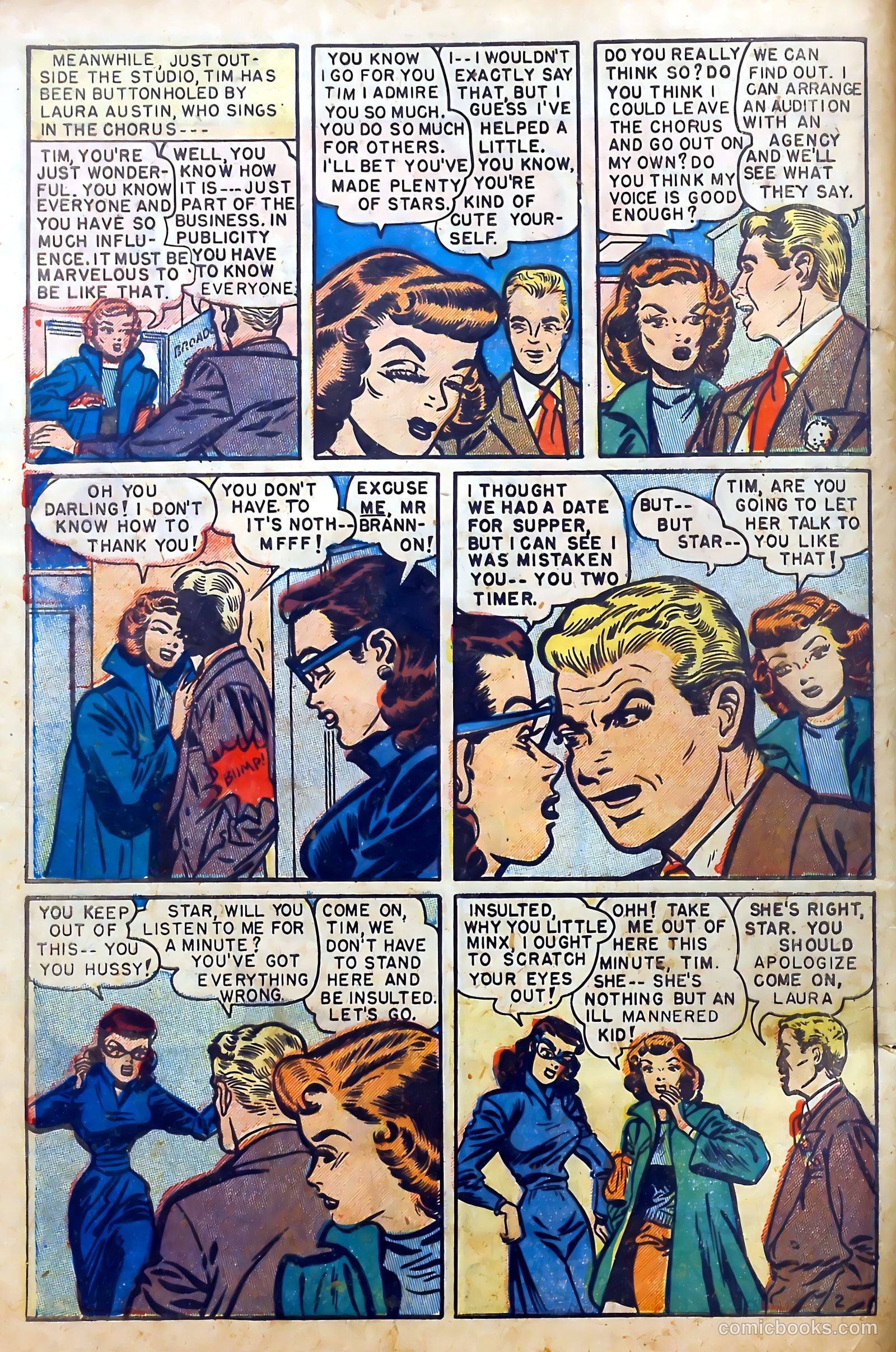 Youthful Love Romances #4 (1950) — page 4 of 36