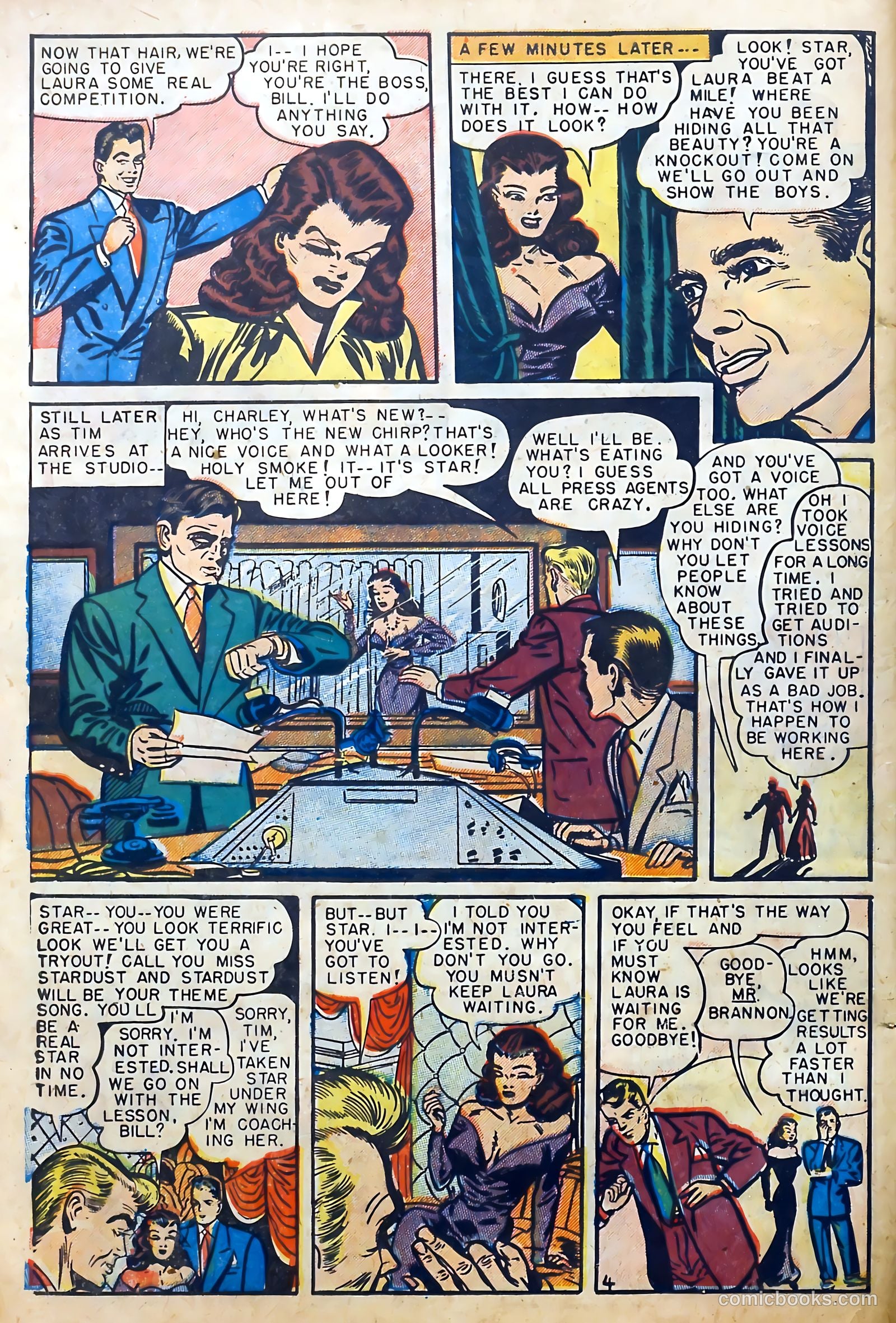 Youthful Love Romances #4 (1950) — page 6 of 36