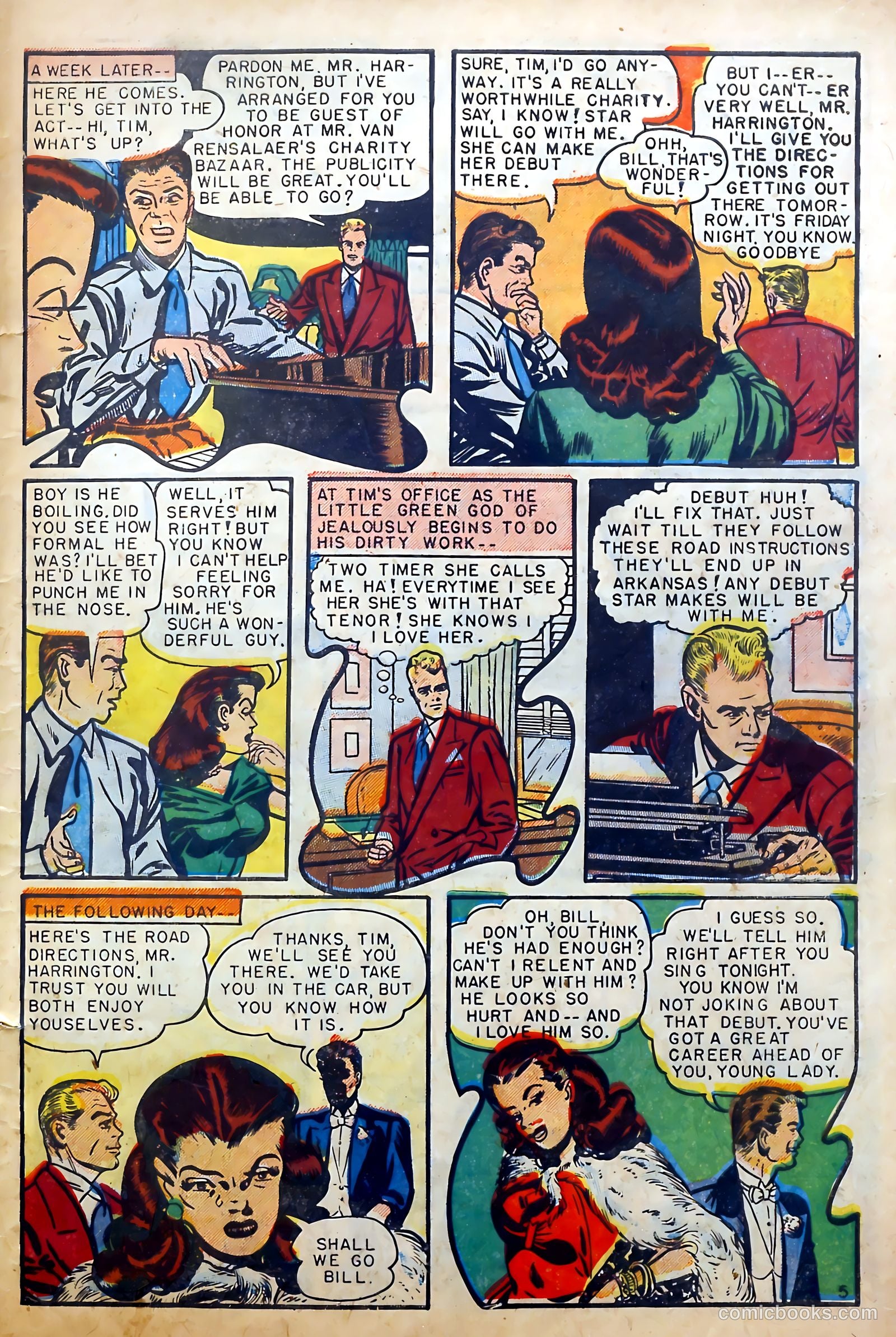 Youthful Love Romances #4 (1950) — page 7 of 36