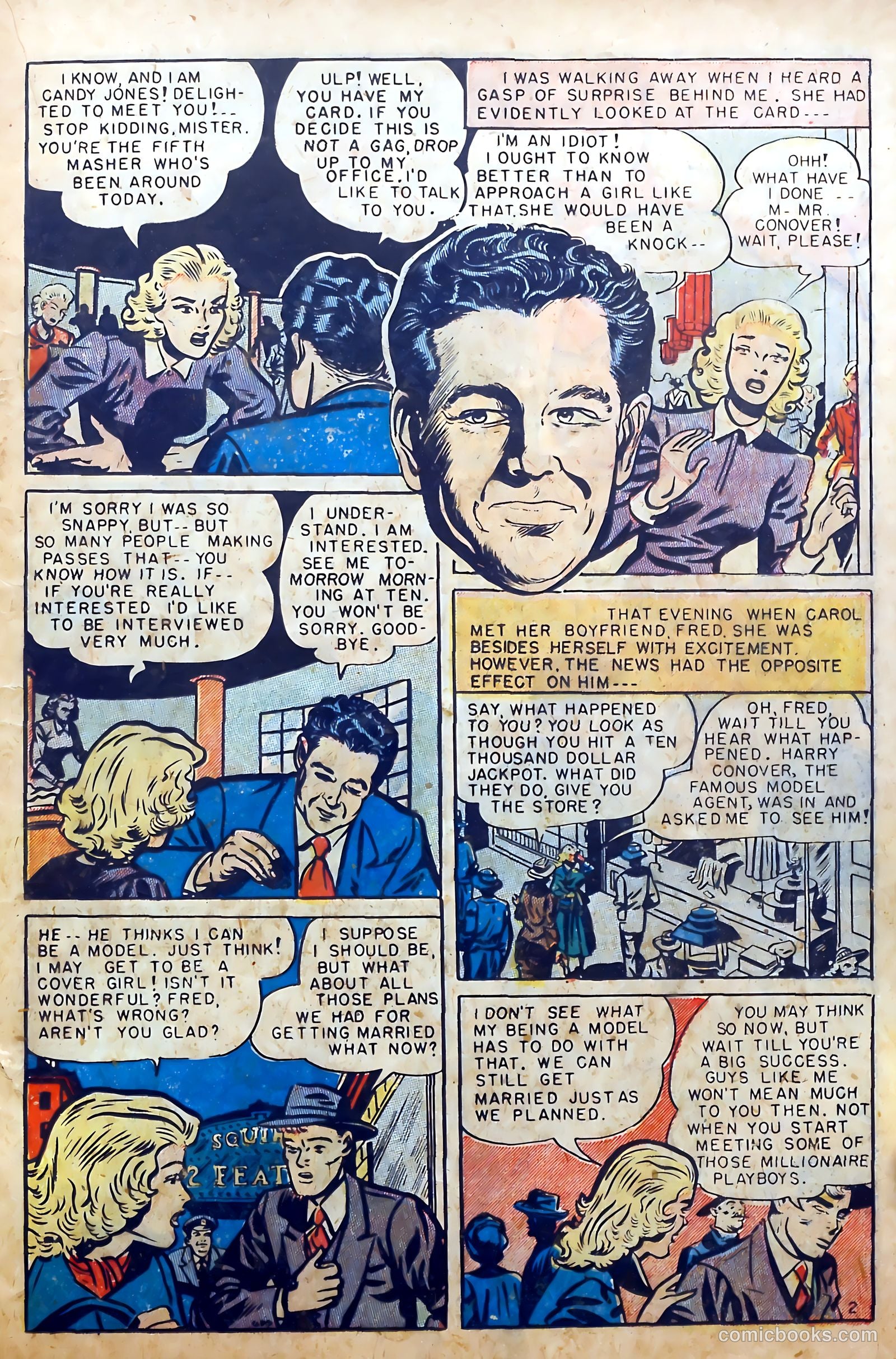 Youthful Love Romances #4 (1950) — page 21 of 36