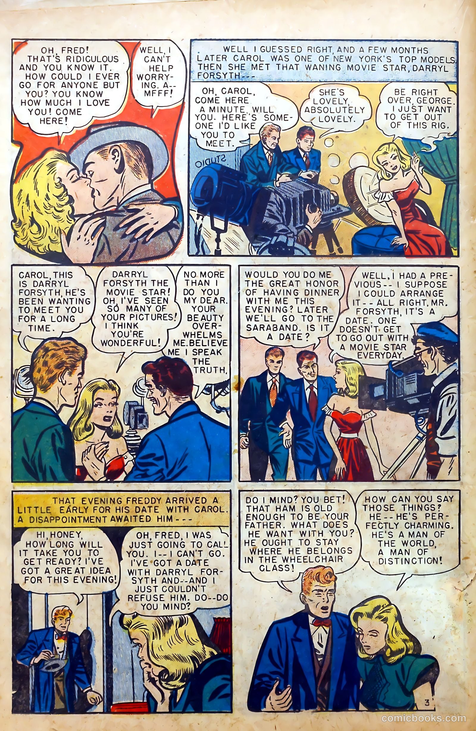 Youthful Love Romances #4 (1950) — page 22 of 36