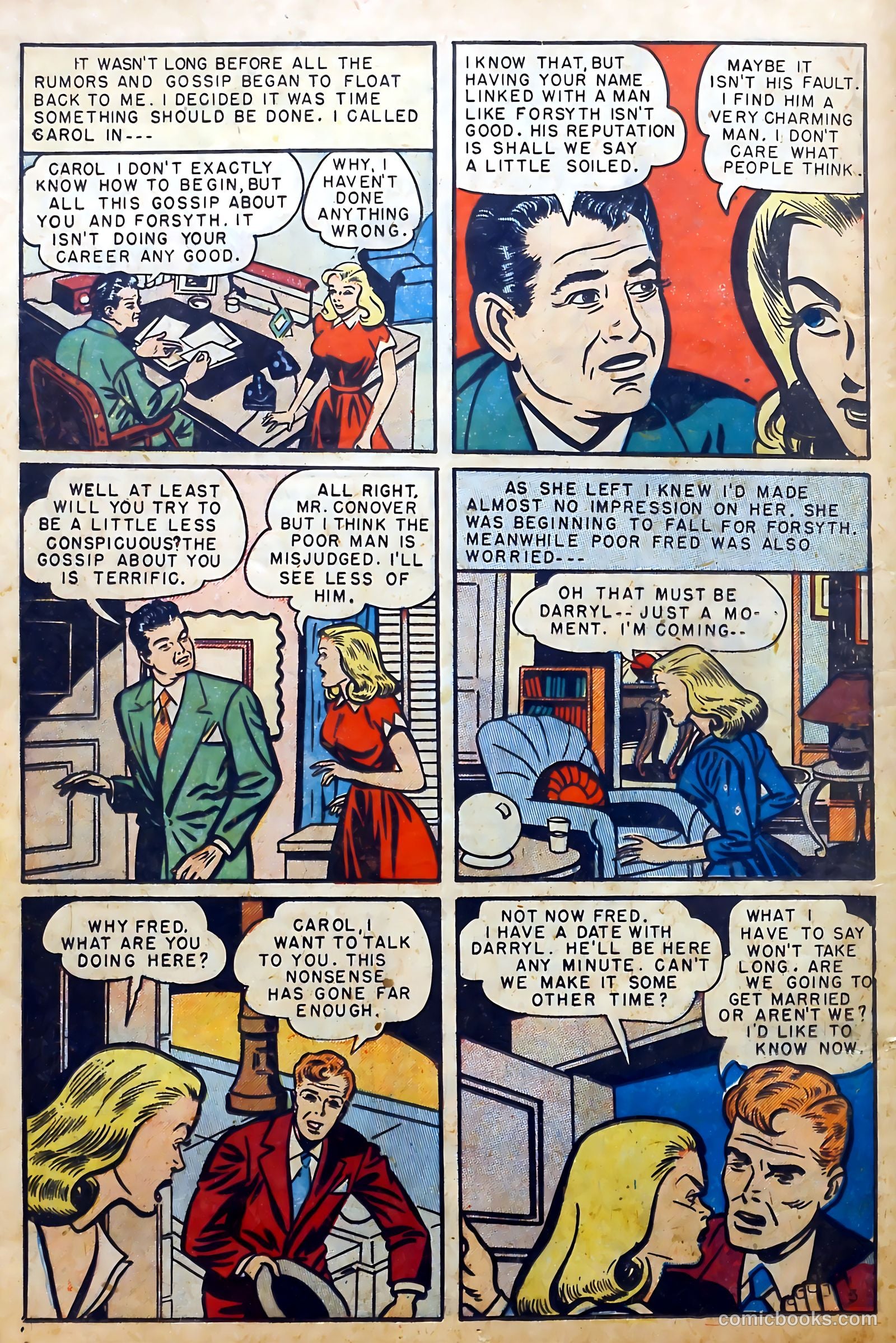 Youthful Love Romances #4 (1950) — page 24 of 36