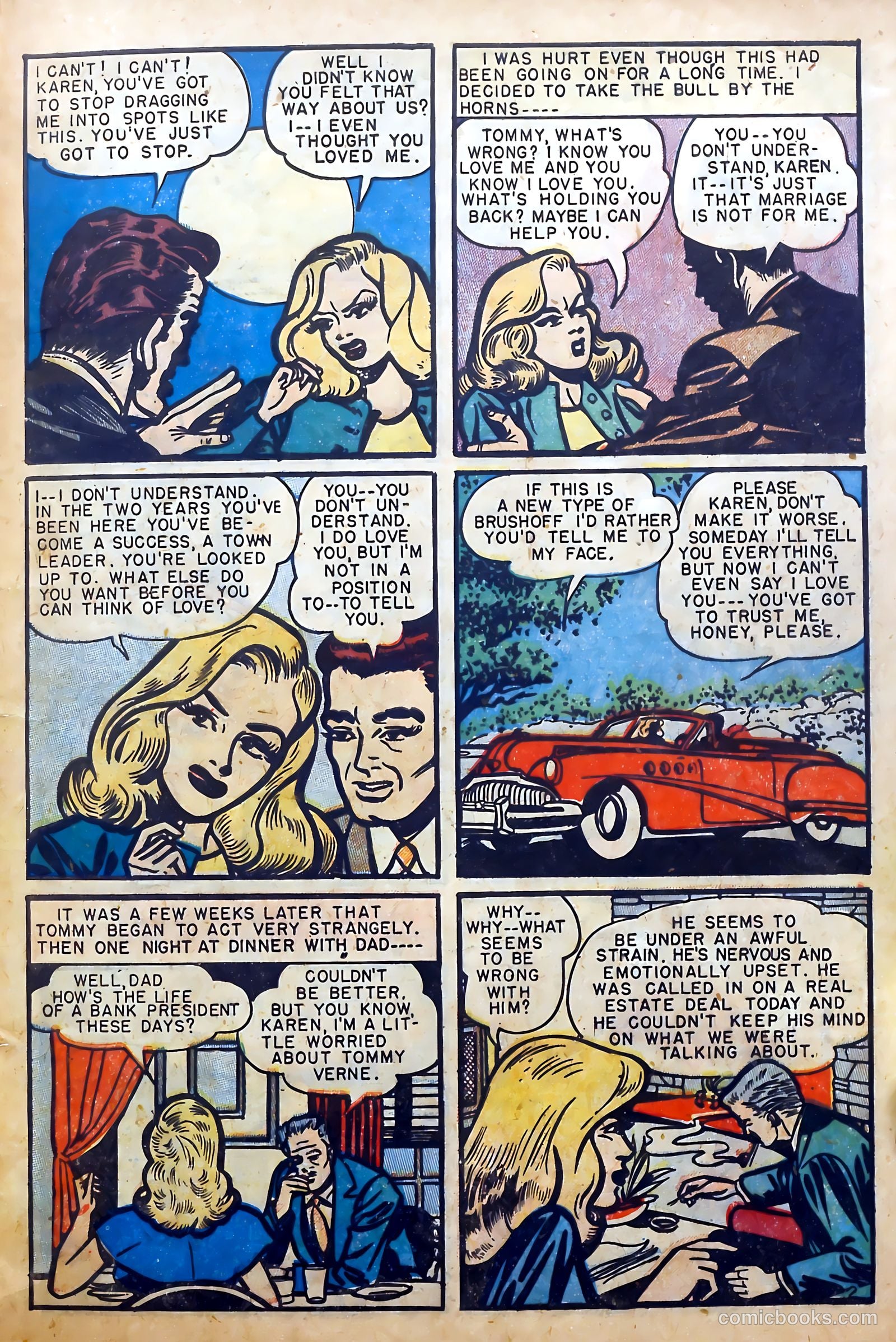 Youthful Love Romances #4 (1950) — page 29 of 36