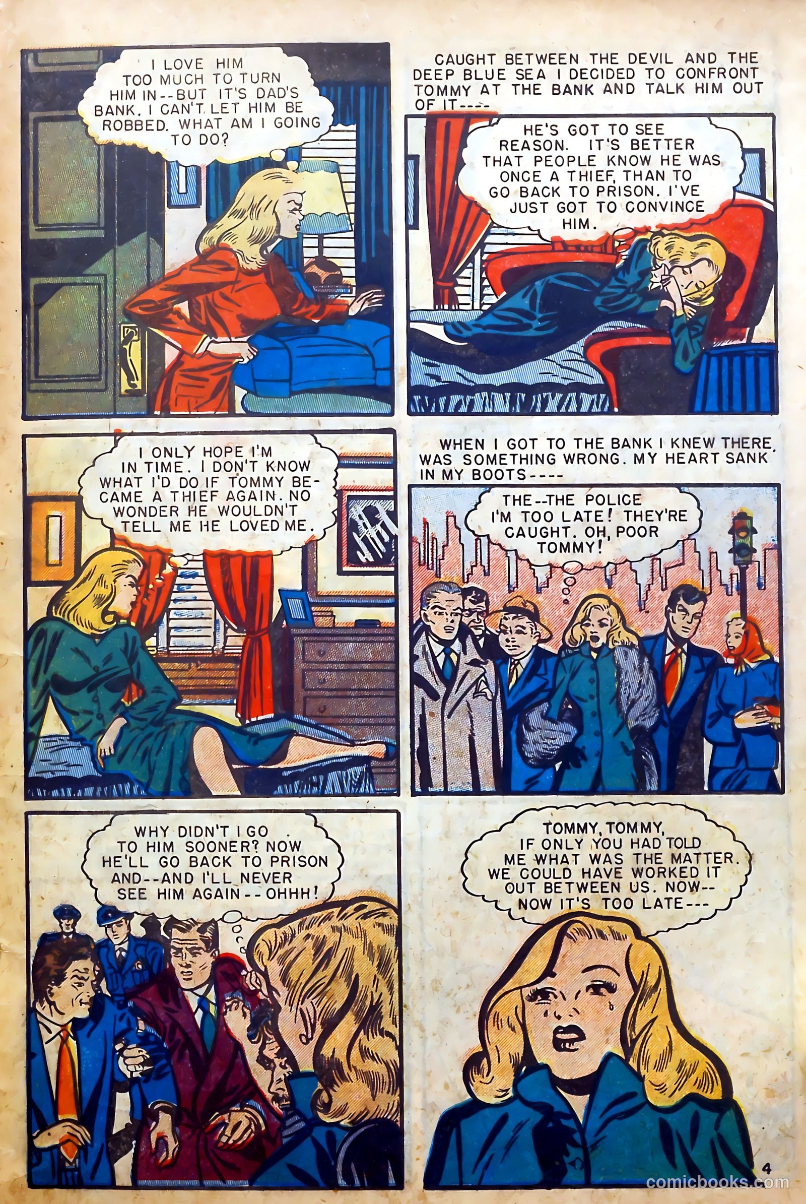Youthful Love Romances #4 (1950) — page 31 of 36