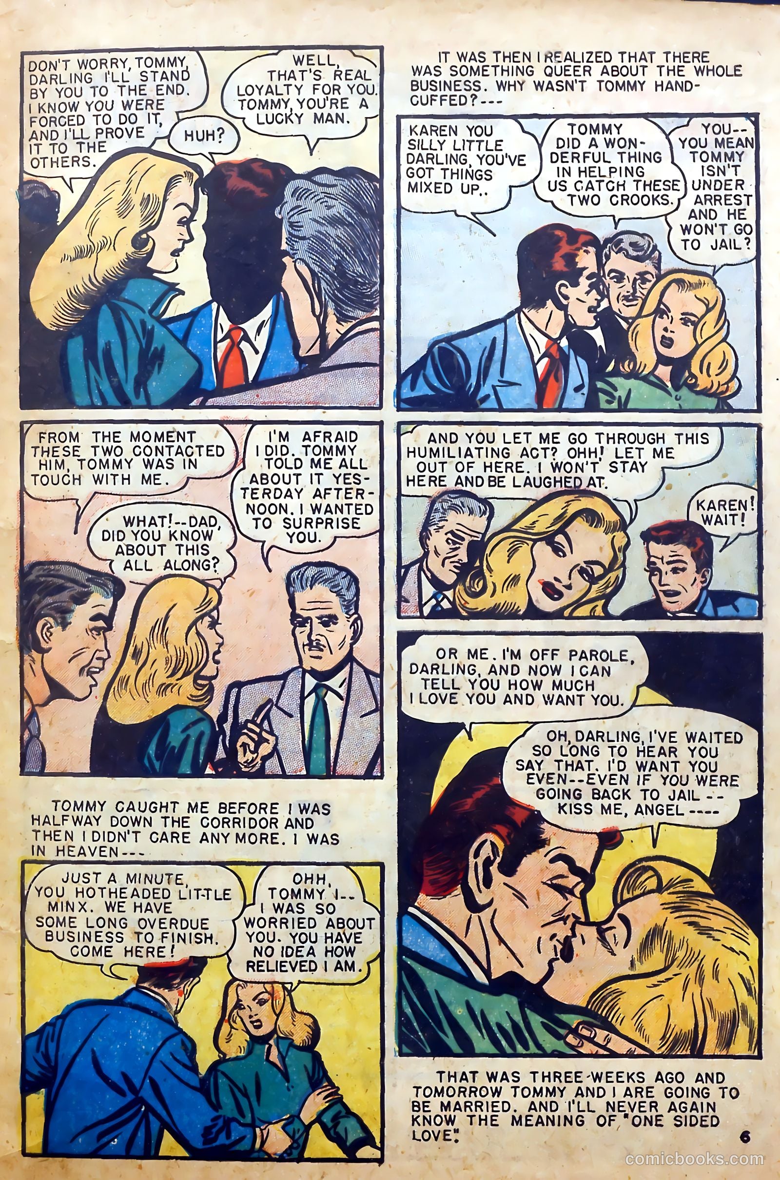 Youthful Love Romances #4 (1950) — page 33 of 36