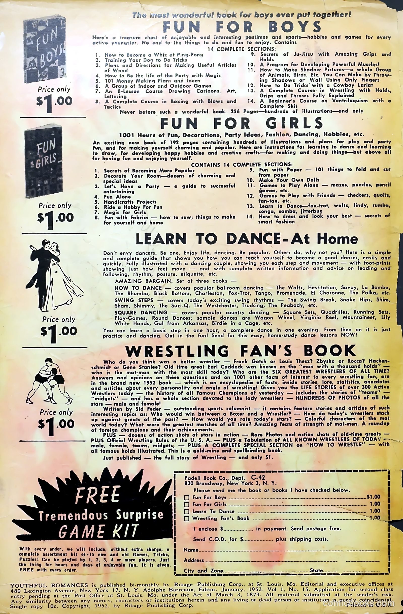 Youthful Romances #1 (1953) — page 2 of 36