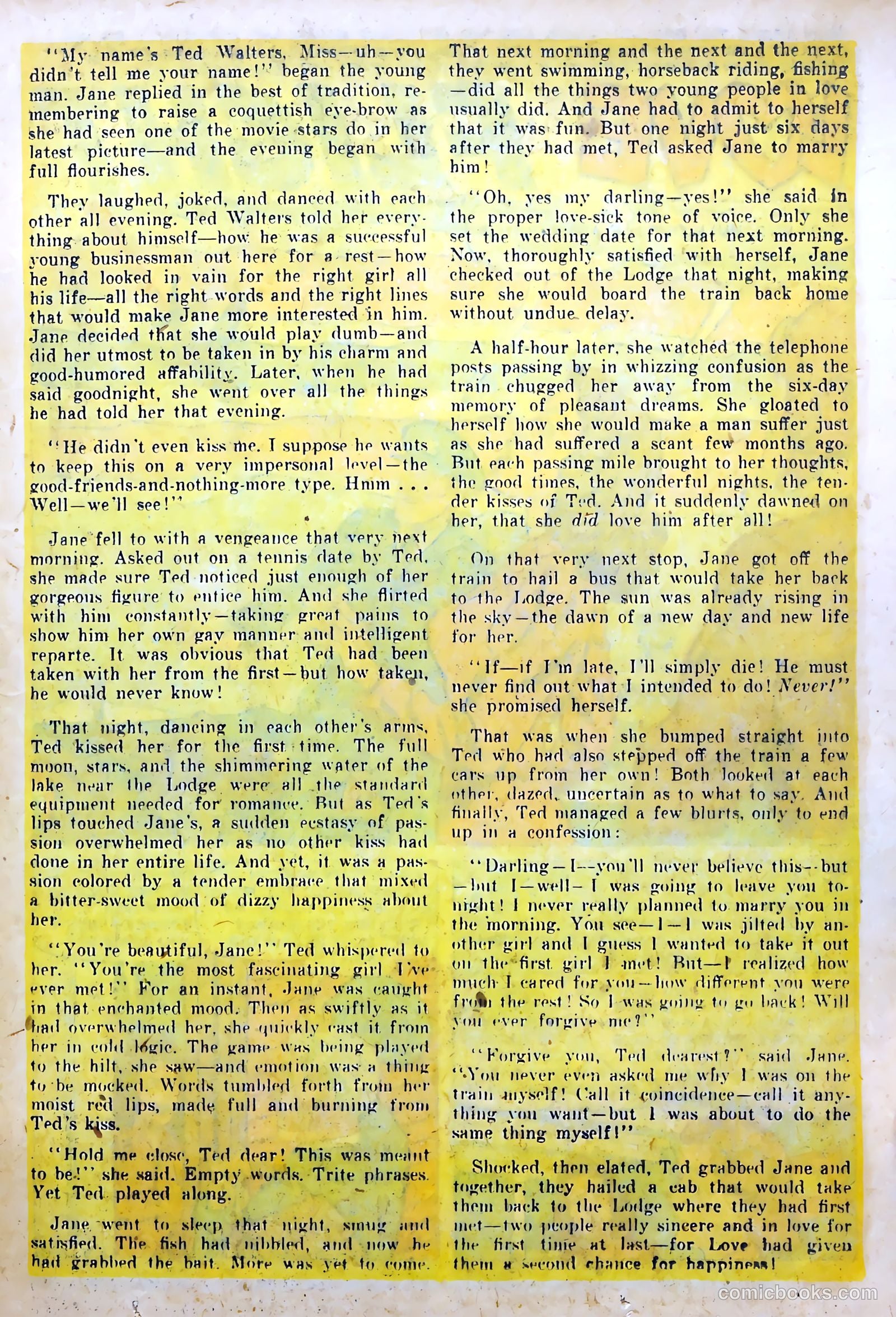 Youthful Romances #1 (1953) — page 19 of 36