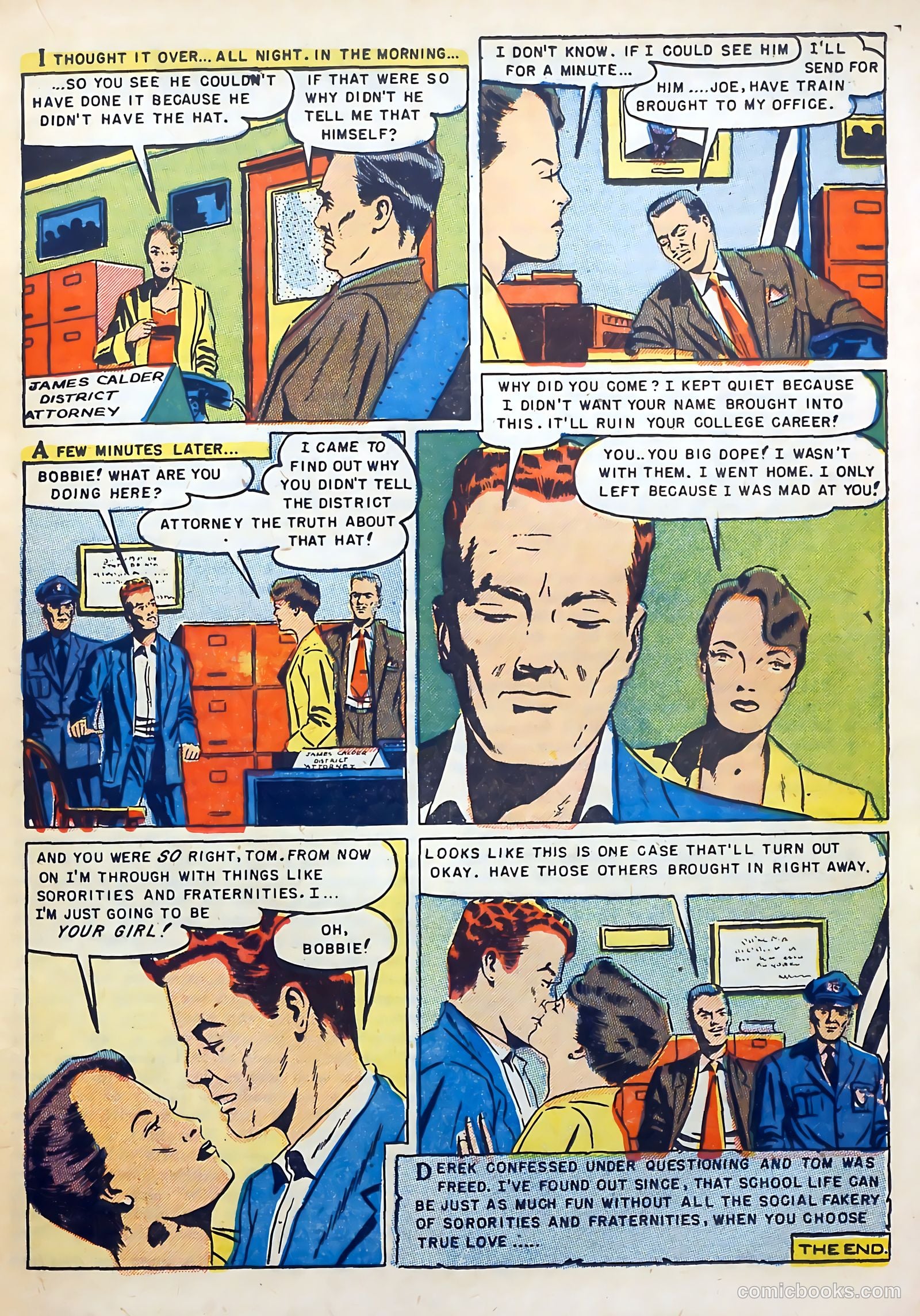 Youthful Romances #13 (1952) — page 17 of 36