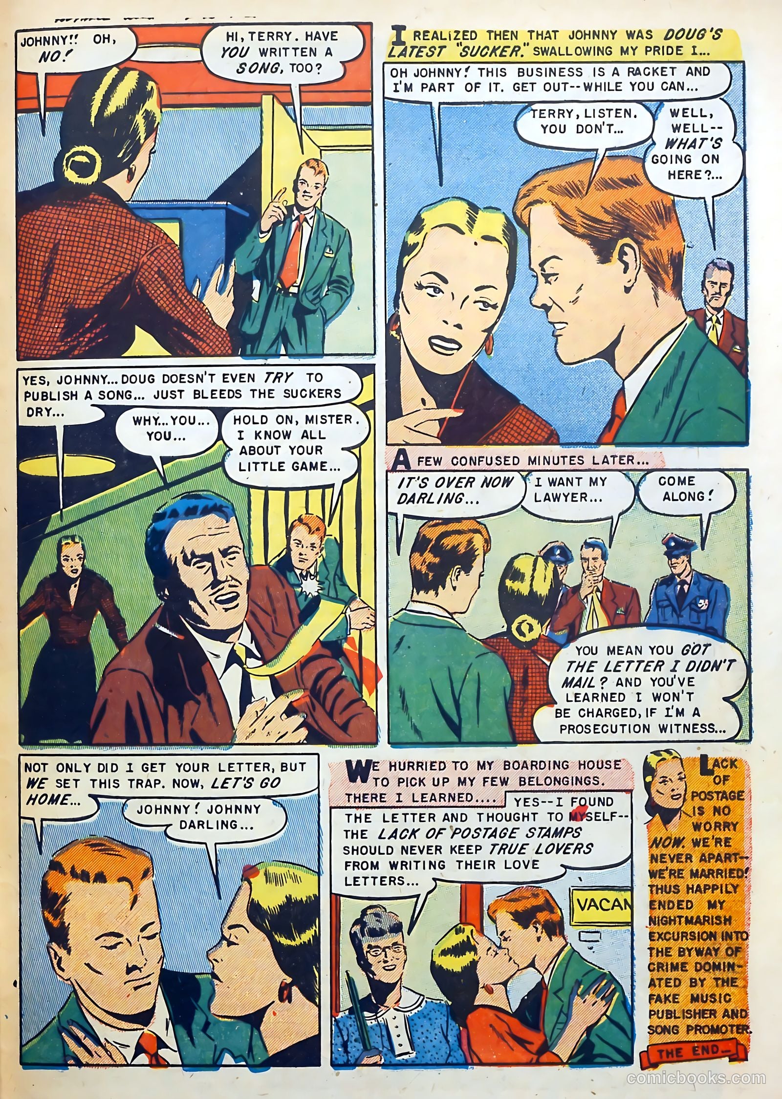 Youthful Romances #13 (1952) — page 33 of 36