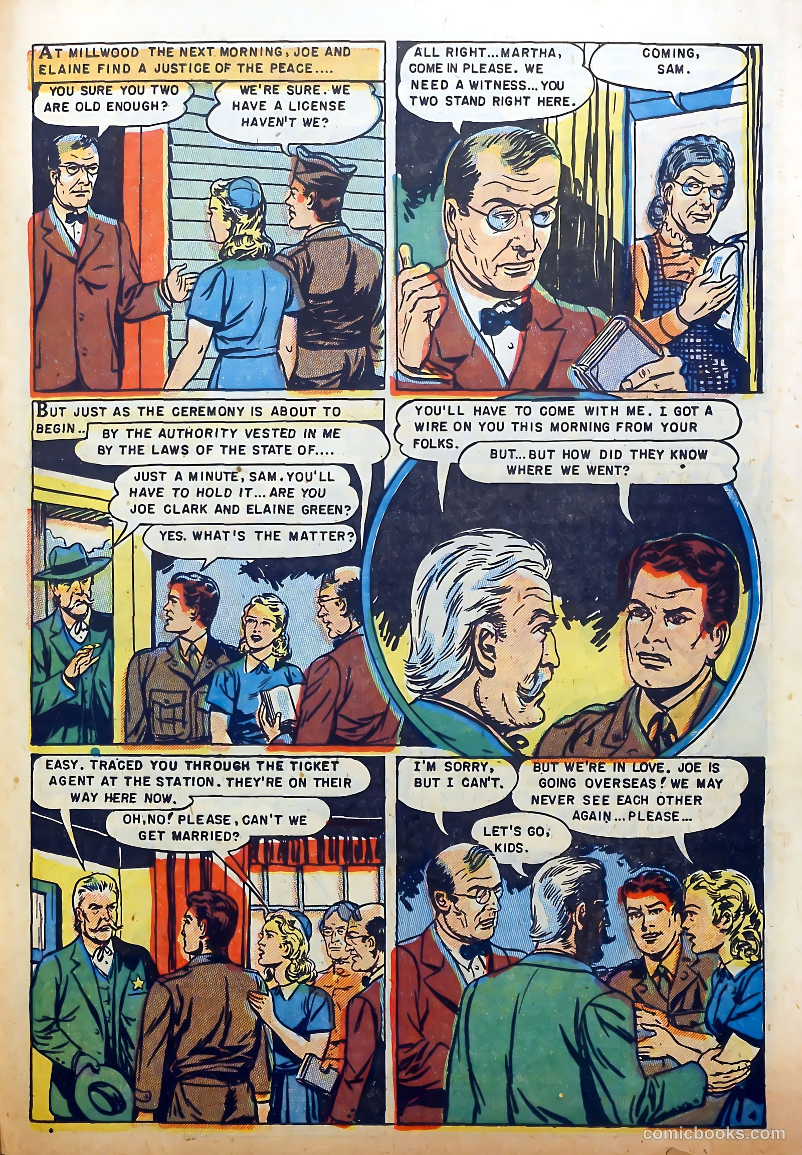 Youthful Romances #14 (1952) — page 23 of 36