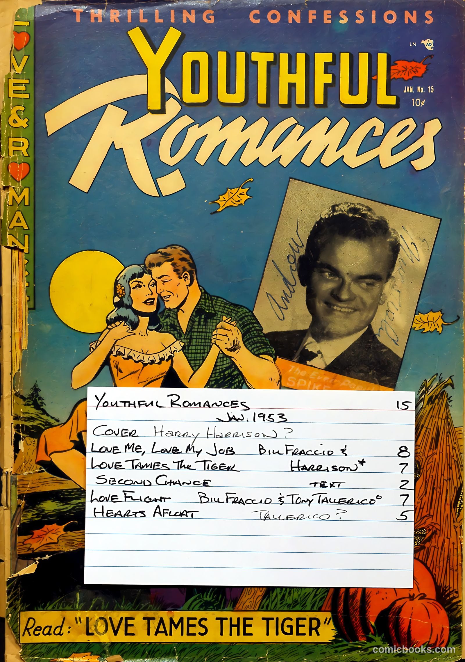 Youthful Romances #15 (1953) — page 37 of 37