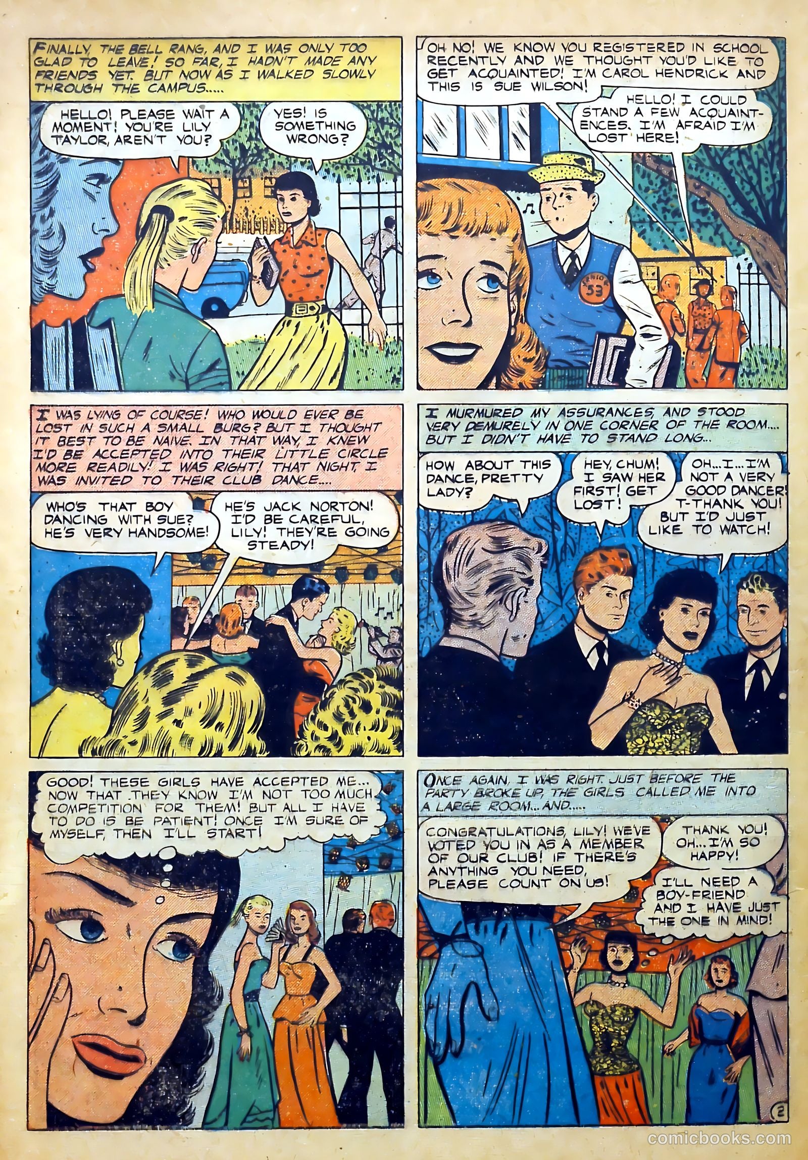 Youthful Romances #17 (1953) — page 20 of 37
