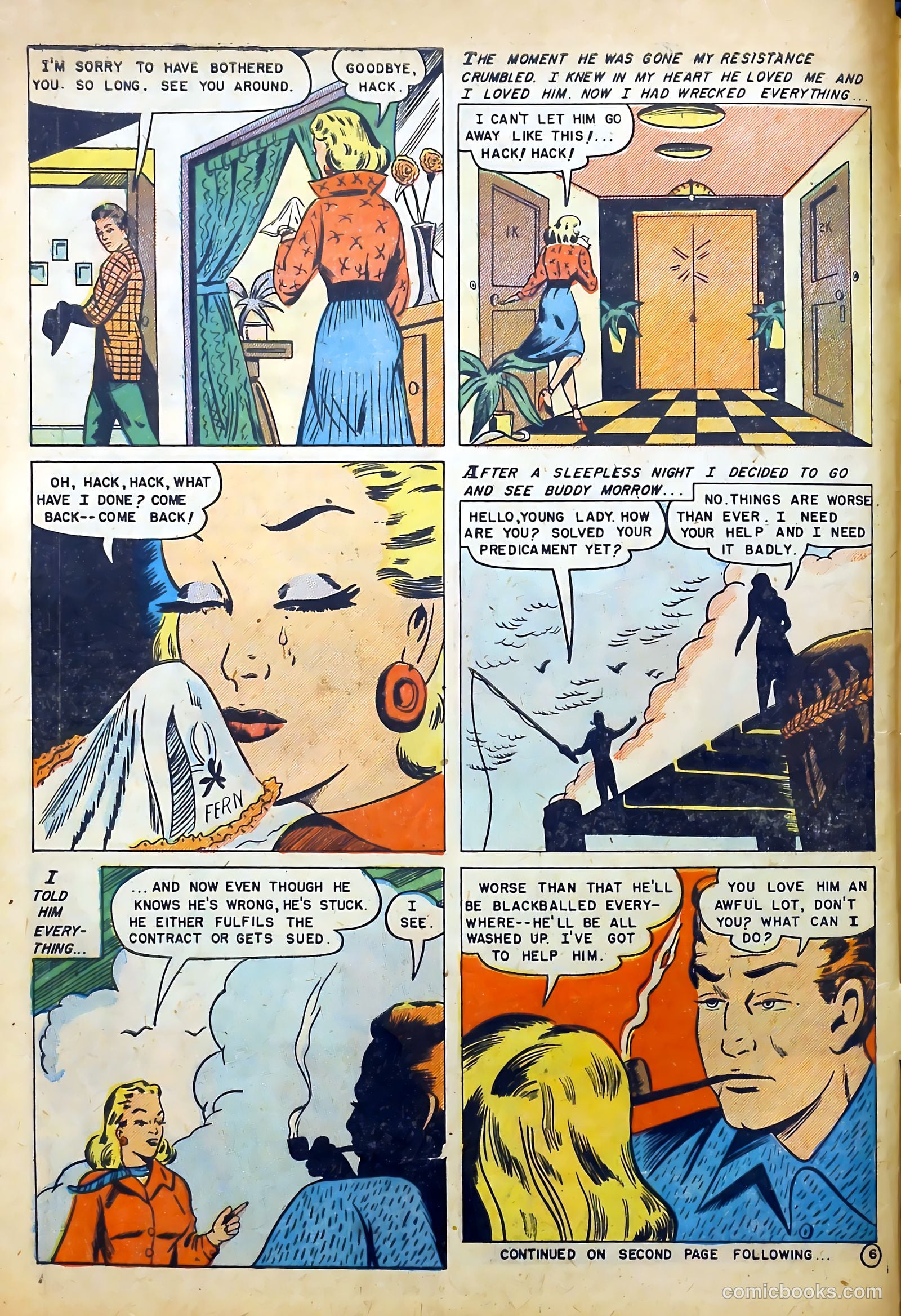 Youthful Romances #3 (1953) — page 8 of 36