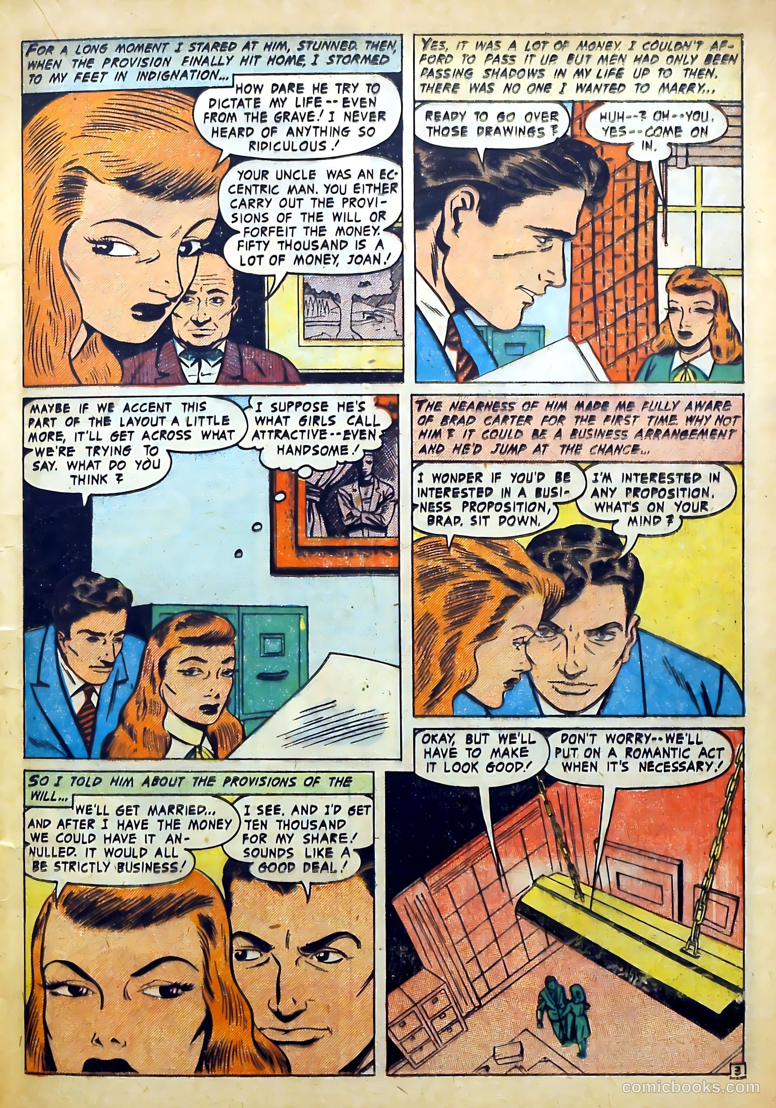 Youthful Romances #3 (1953) — page 15 of 36