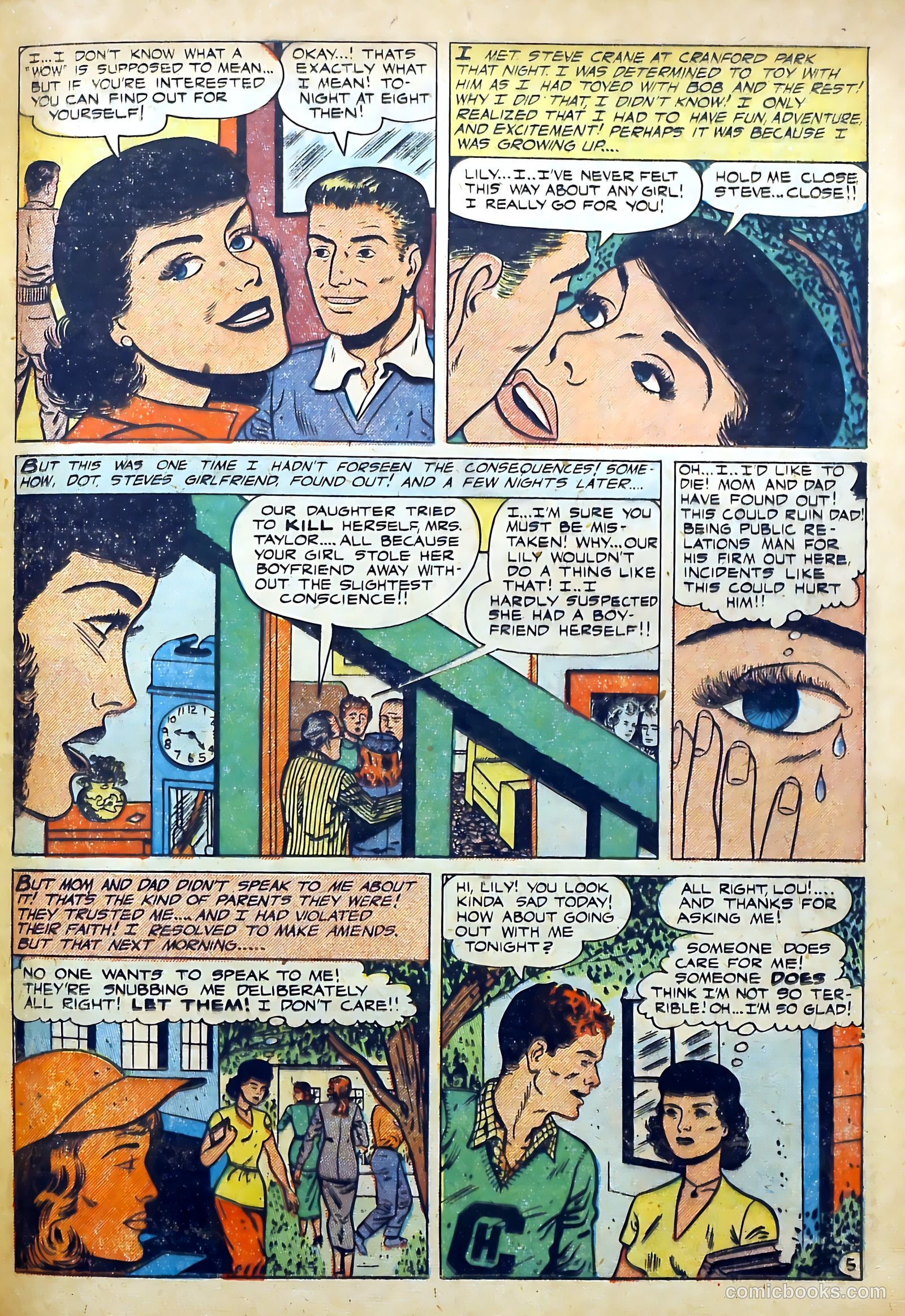 Youthful Romances #3 (1953) — page 23 of 36