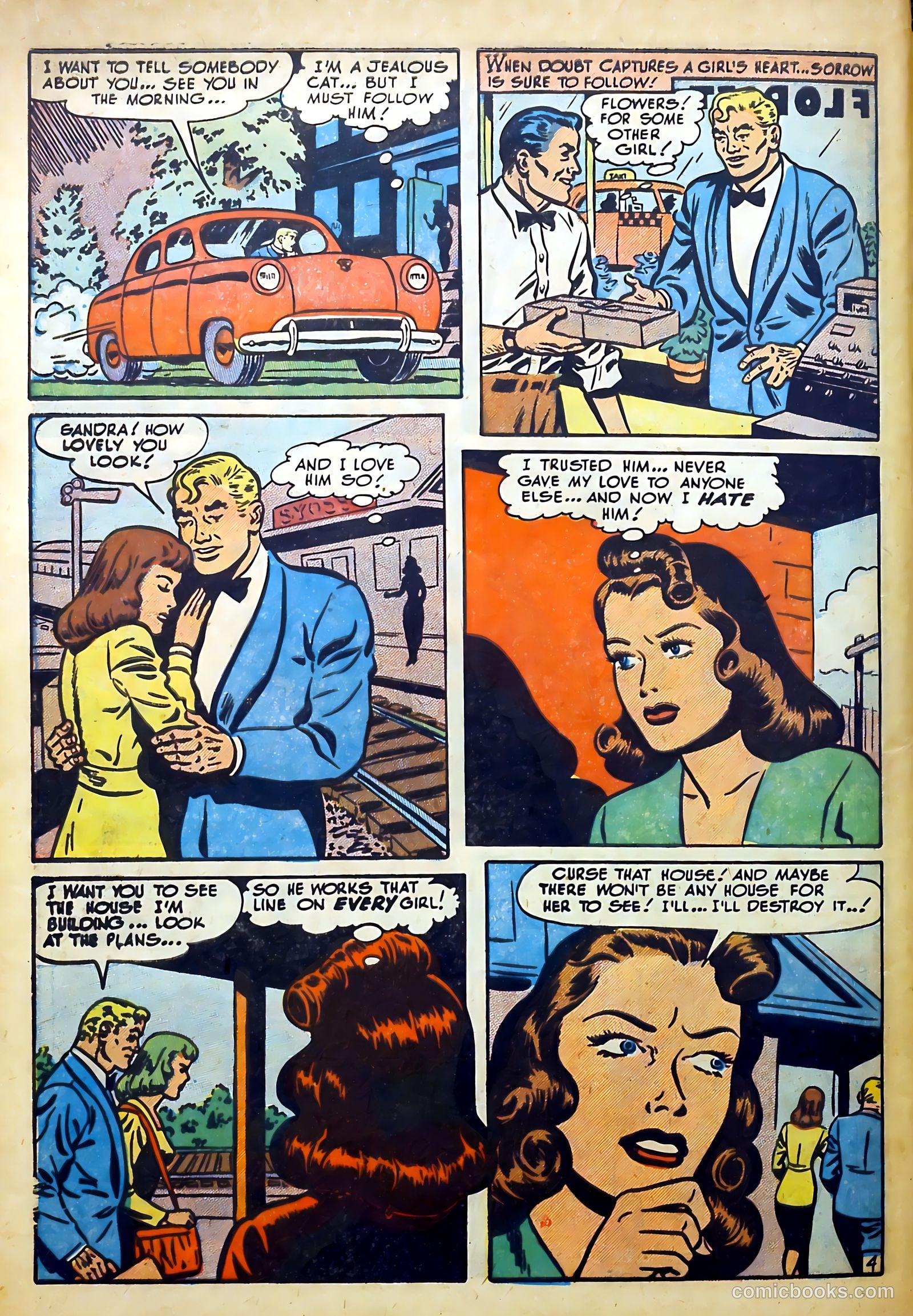 Youthful Romances #3 (1953) — page 32 of 36