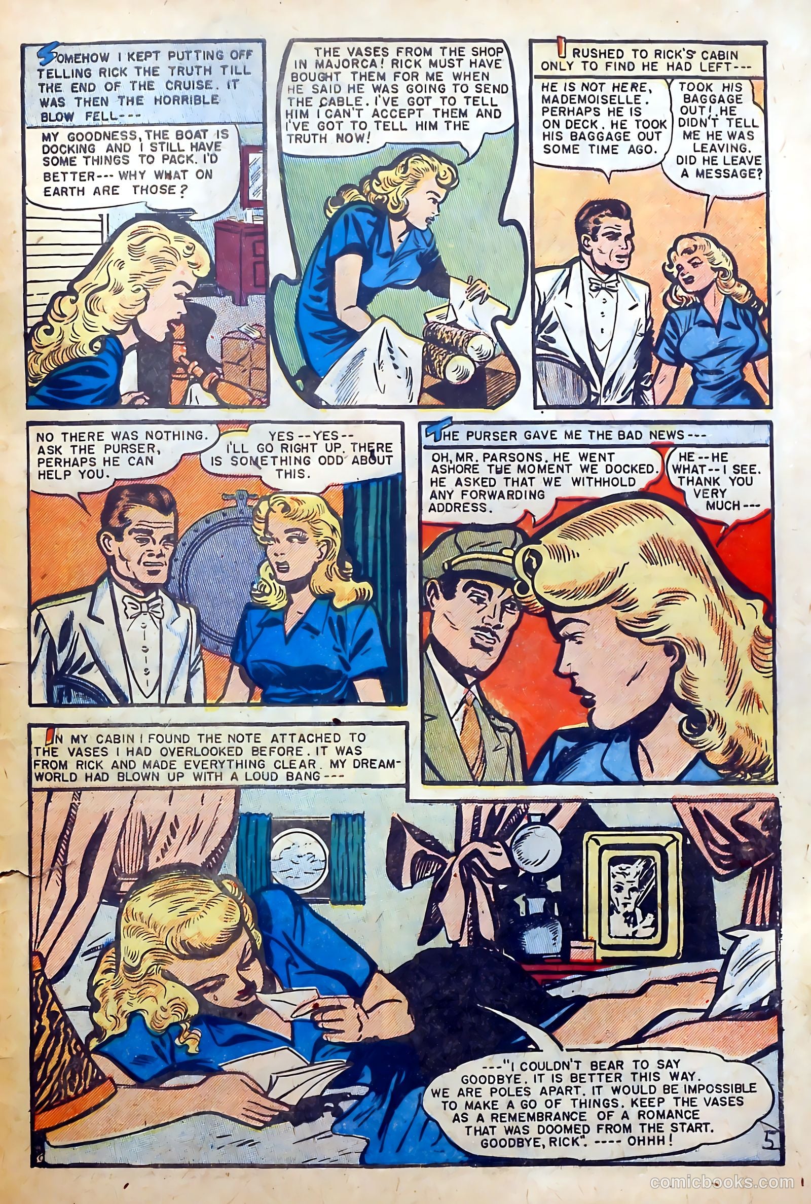 Youthful Romances #5 (1950) — page 31 of 36