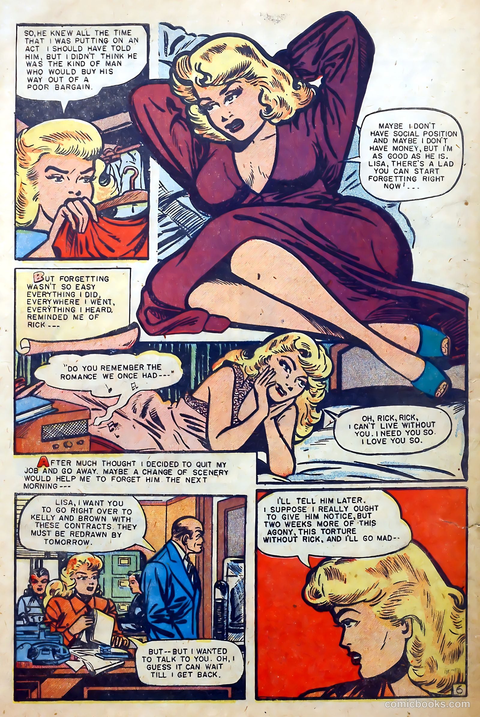 Youthful Romances #5 (1950) — page 32 of 36