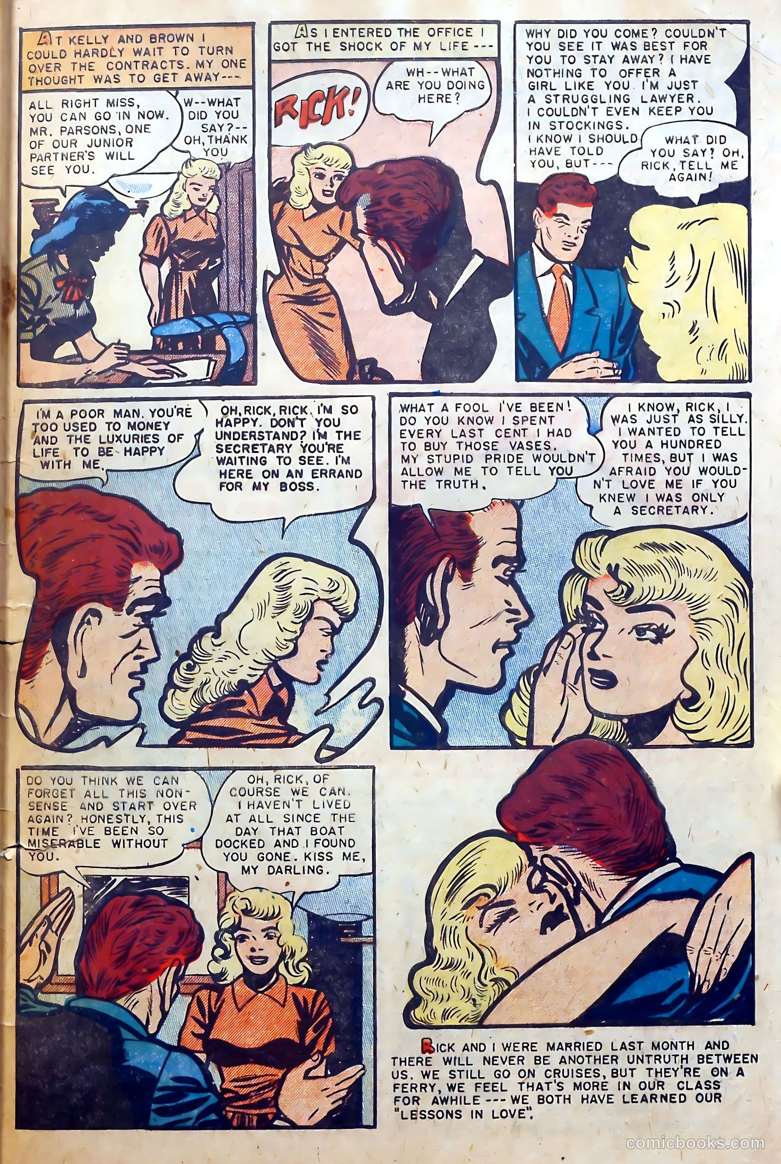 Youthful Romances #5 (1950) — page 33 of 36