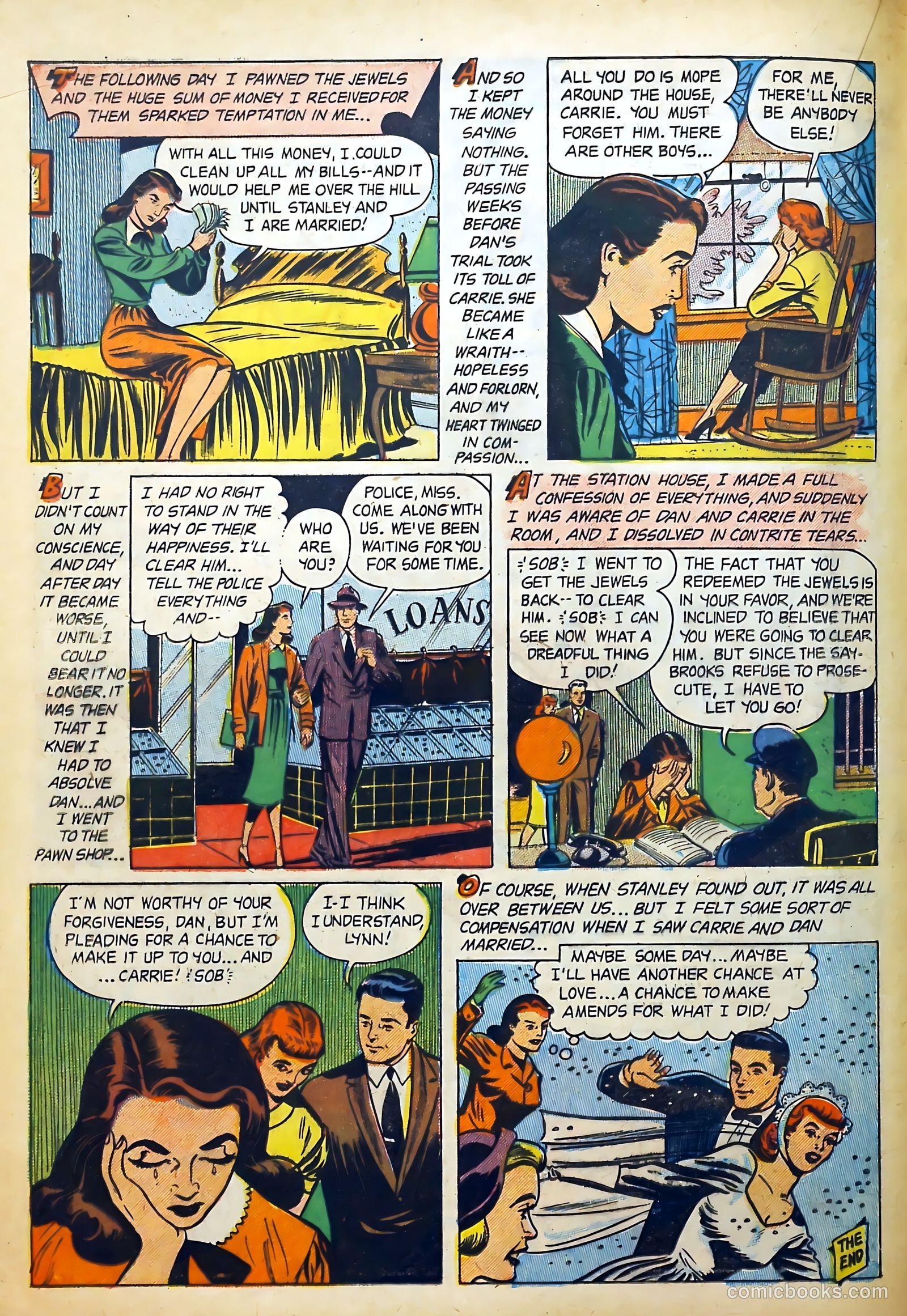 Youthful Romances #6 (1953) — page 18 of 36