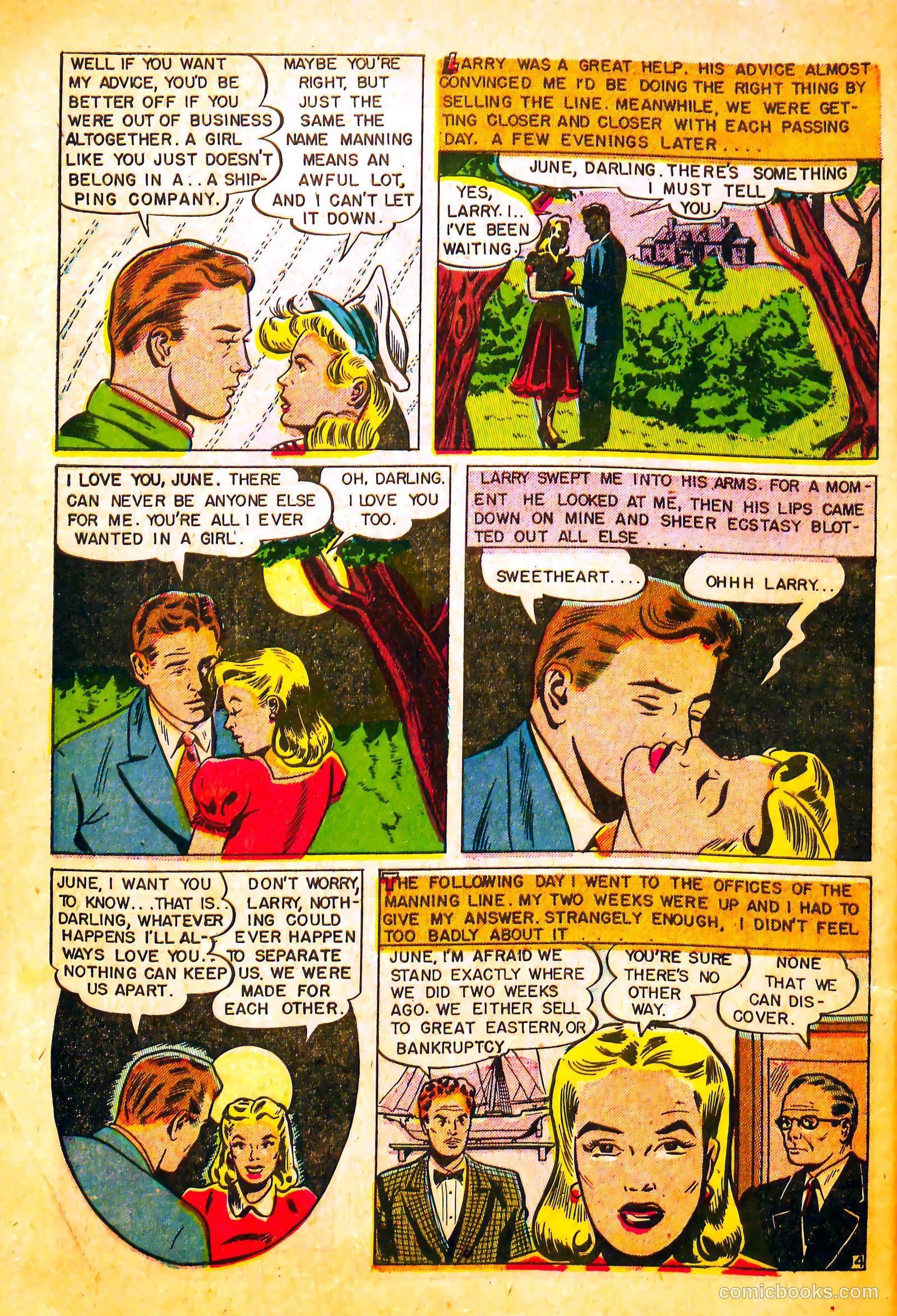 Youthful Romances #6 (1951) — page 30 of 36